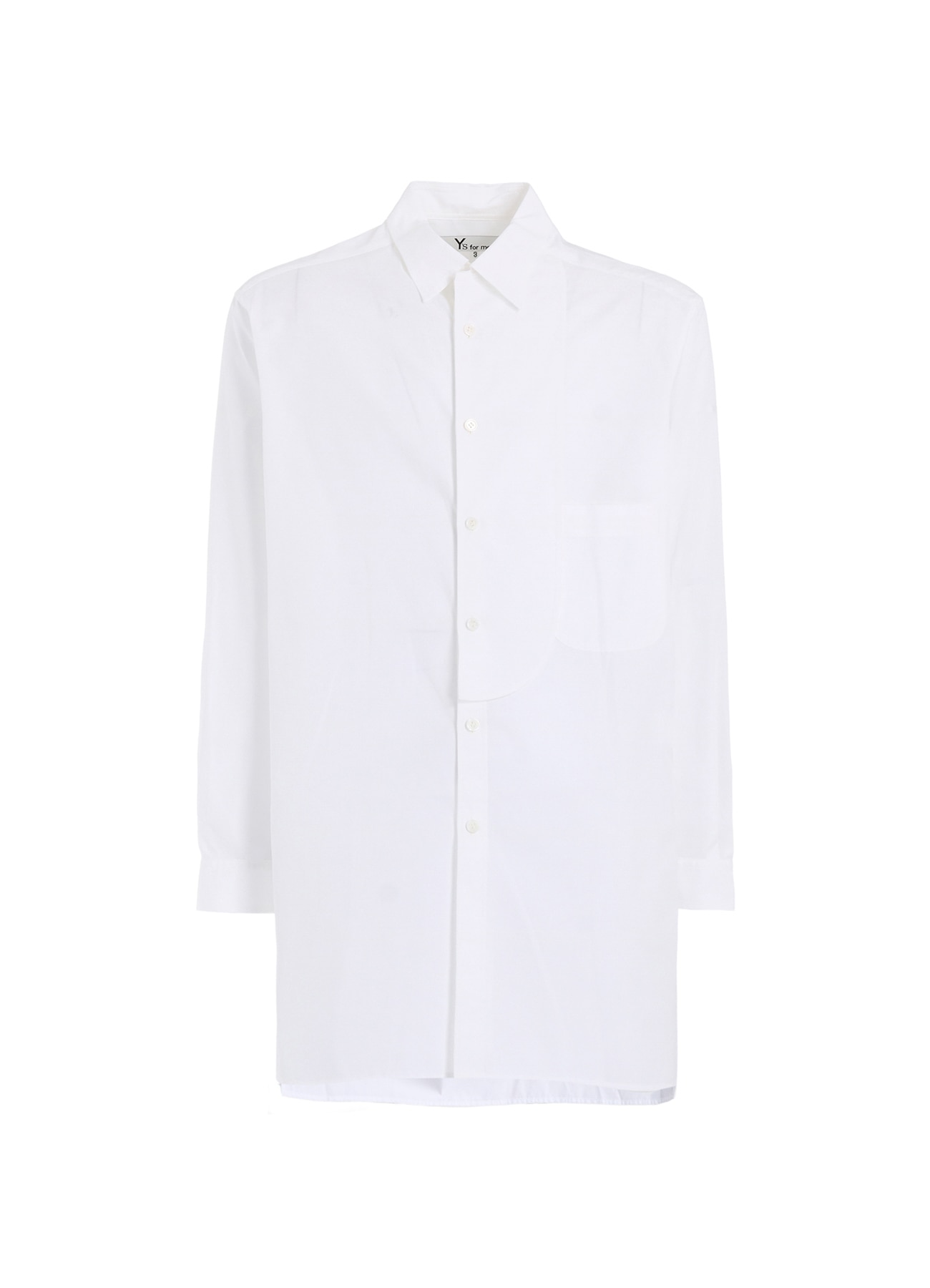 100/2 BROAD SHIRT WITH FRONT LEFT LAYER