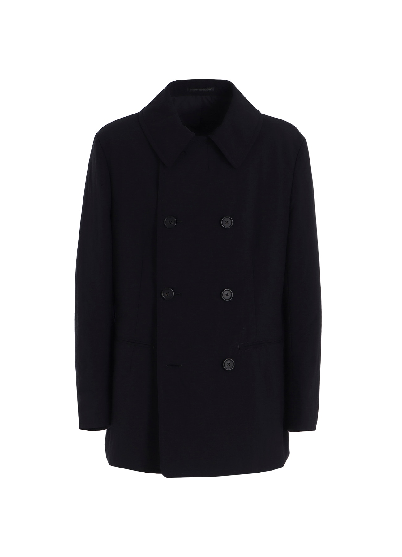 NYLON TASLAN PEACOAT WITH THINSULATE