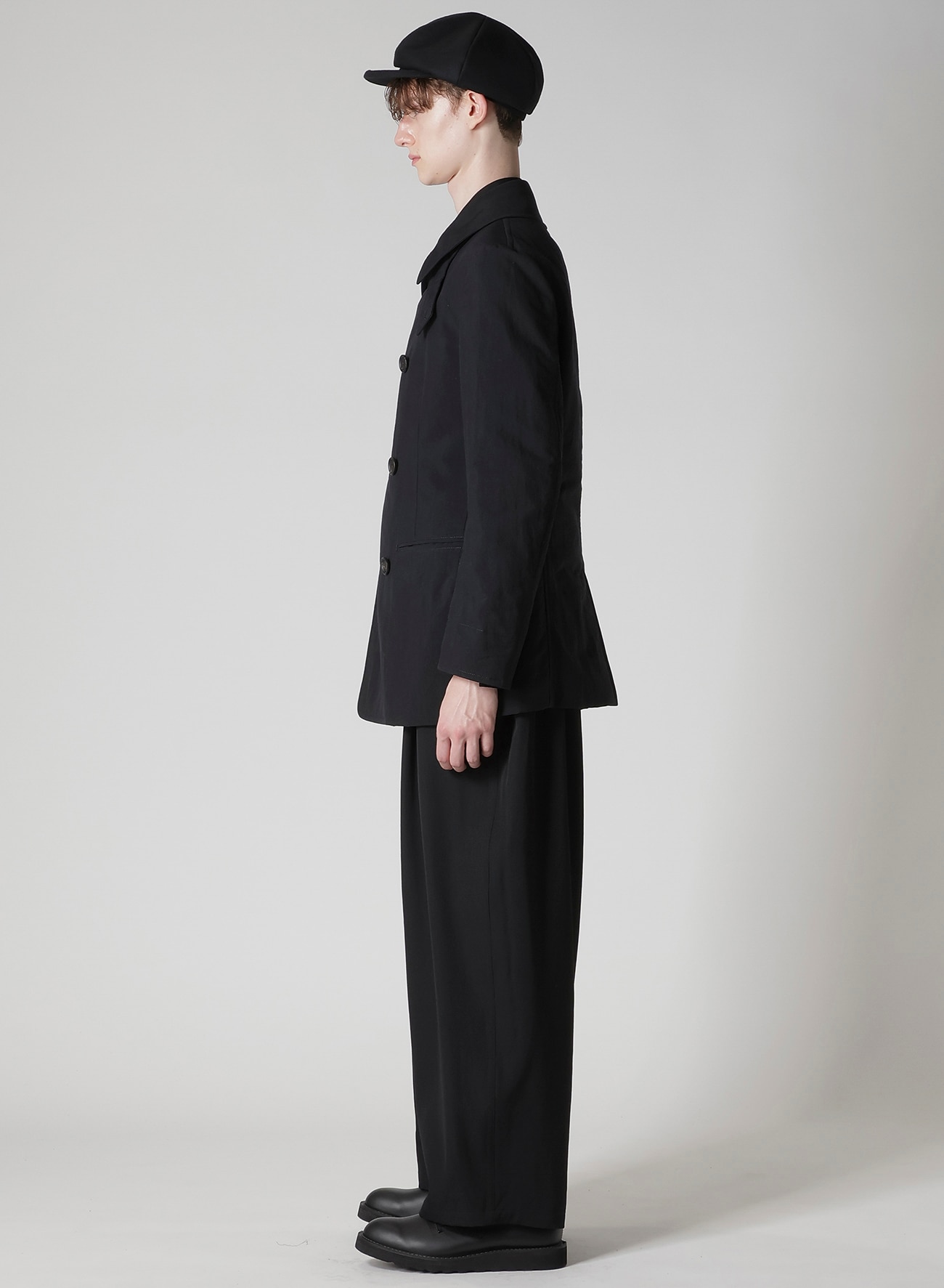 NYLON TASLAN PEACOAT WITH THINSULATE_13