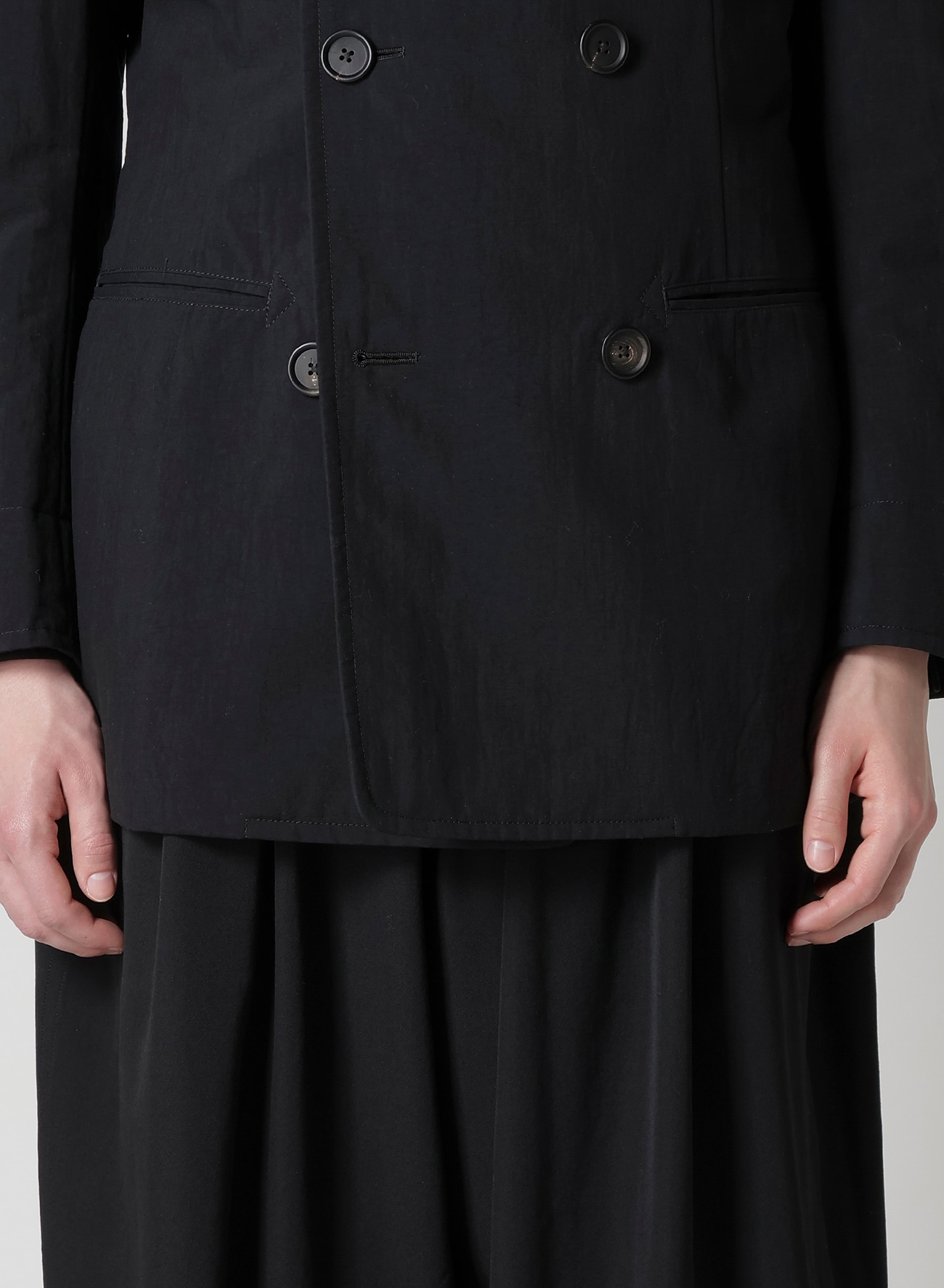 NYLON TASLAN PEACOAT WITH THINSULATE_9