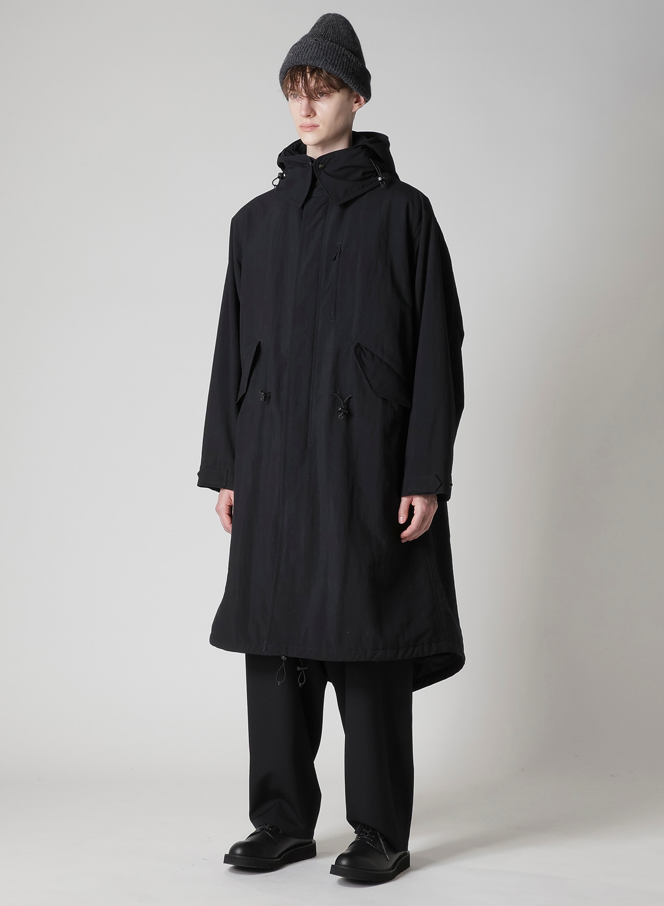 NYLON TASLAN MOD COAT WITH THINSULATE_12