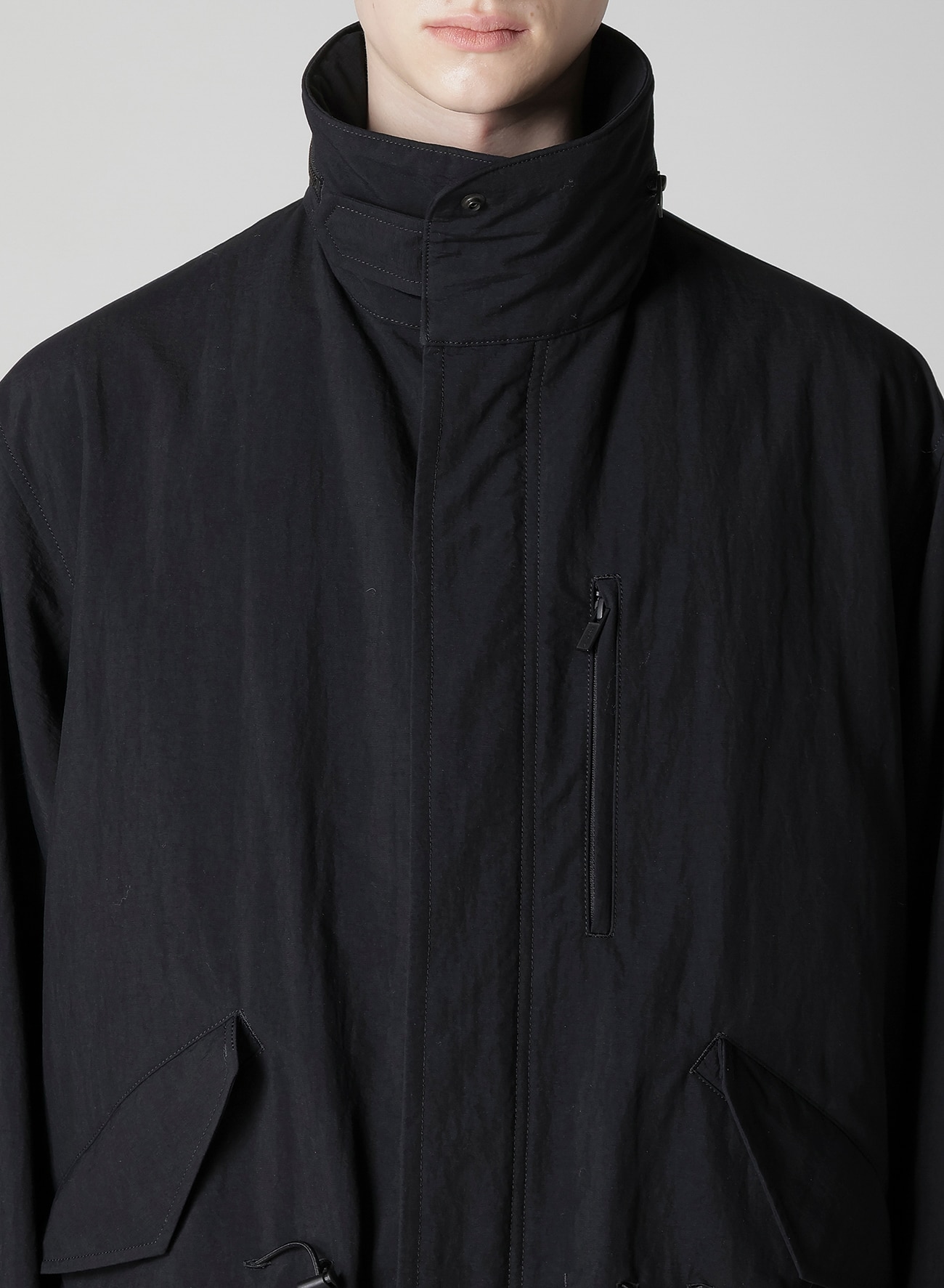 NYLON TASLAN MOD COAT WITH THINSULATE_6