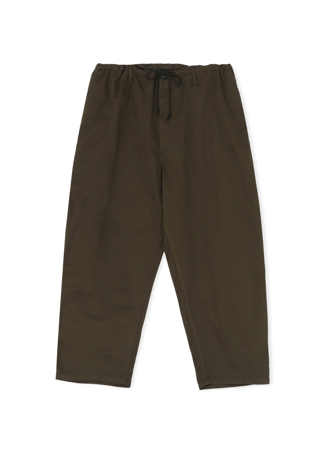 GARMENT DYED CLASSIC DRAWSTRING PANTS(XS KHAKI): Y's for men