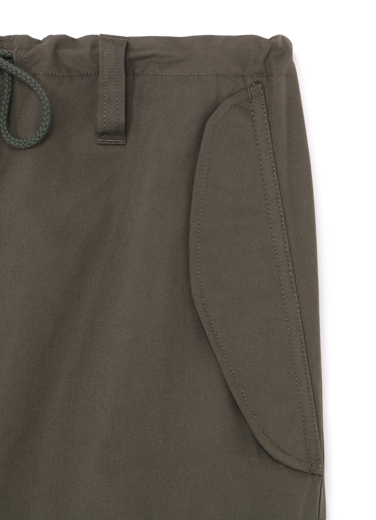 POLYESTER/COTTON TWILL CARGO PANTS(S KHAKI): Y's for men｜WILDSIDE