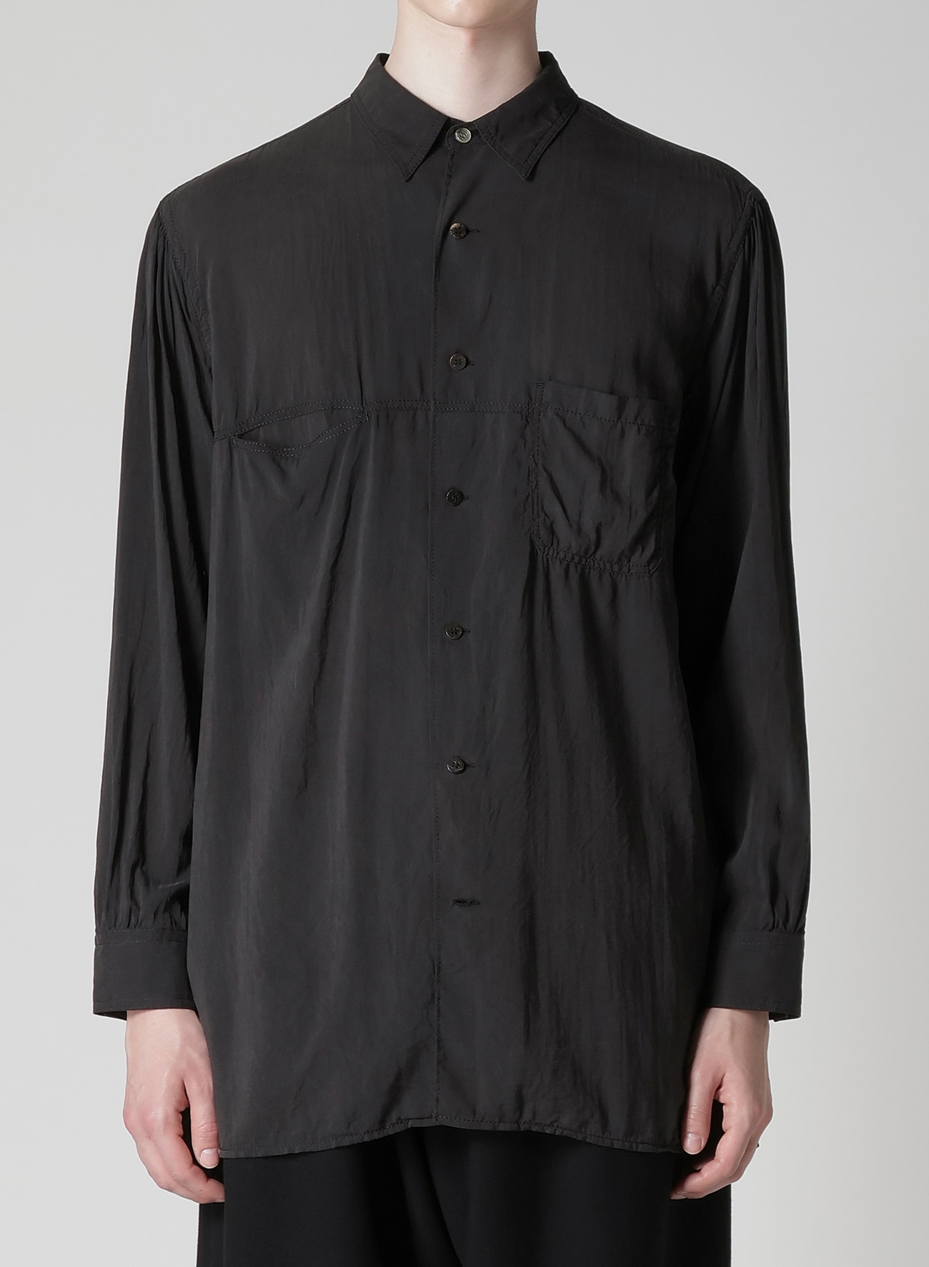 CELLULOSE OZONE SHIRT WITH CHAIN STITCH_3