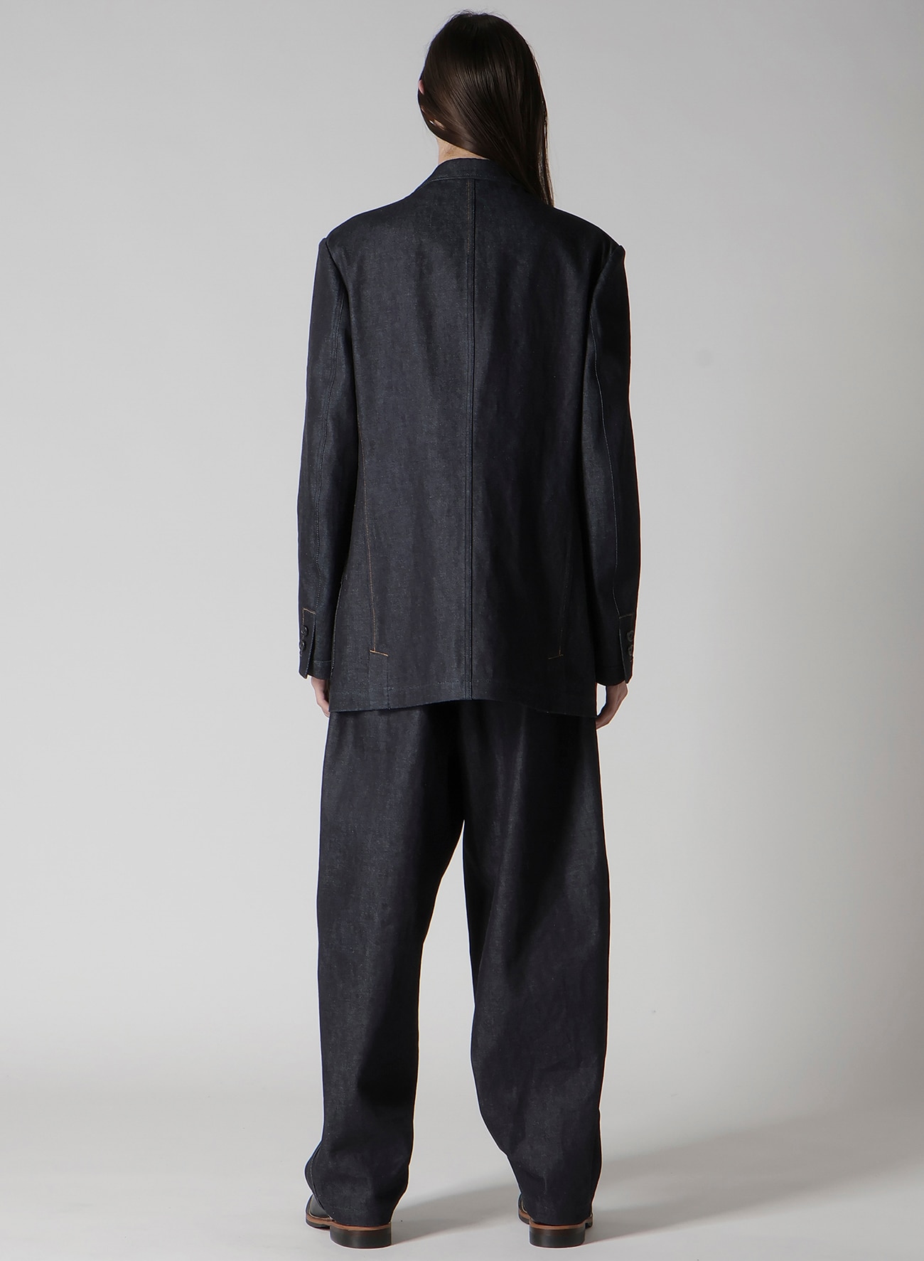 13oz DENIM JACKET WITH FRONT EDGE AND COLOR STITCH_15