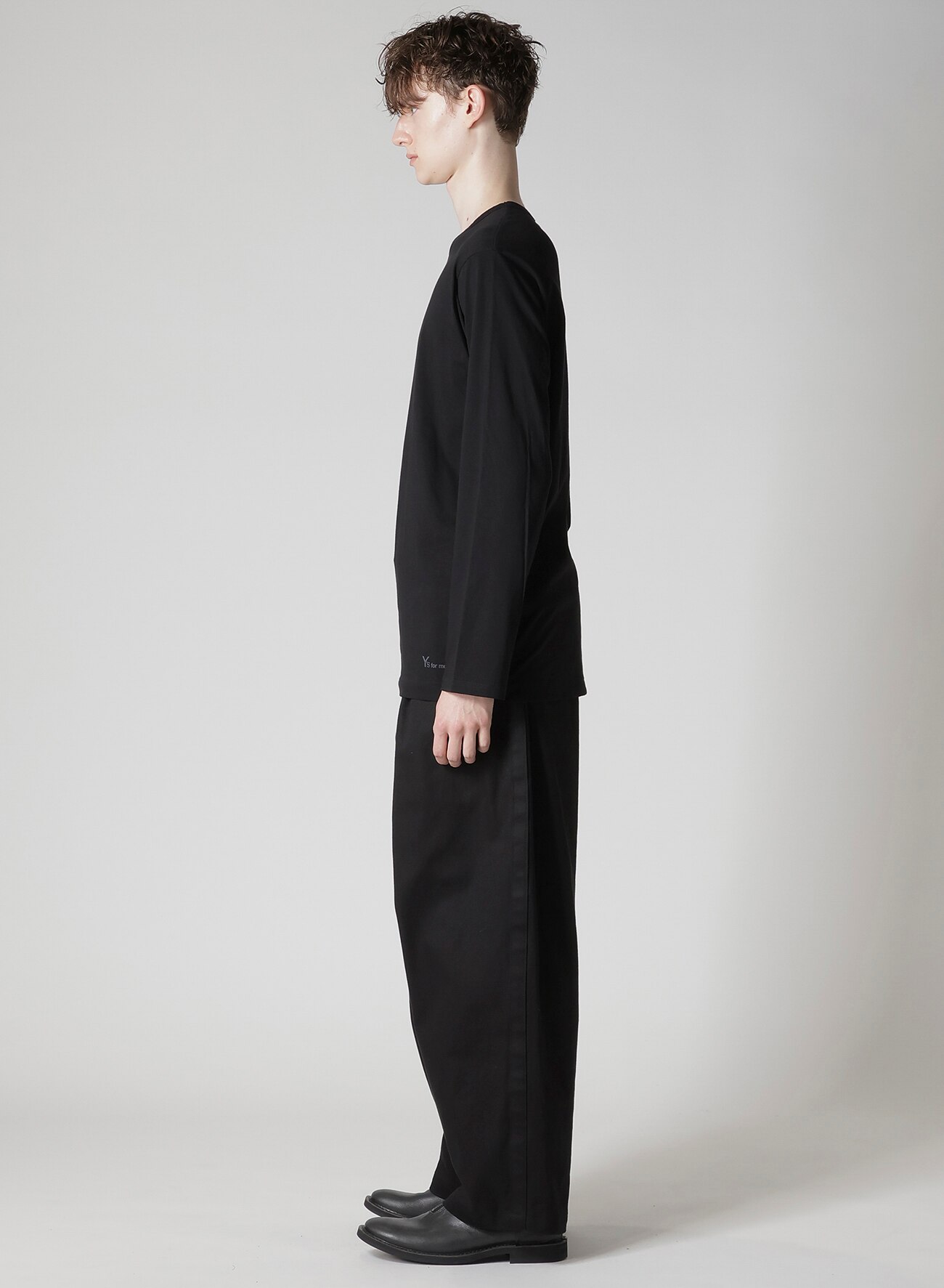 Y's for men LOGO PRINT LONG SLEEVE T-SHIRTS_10