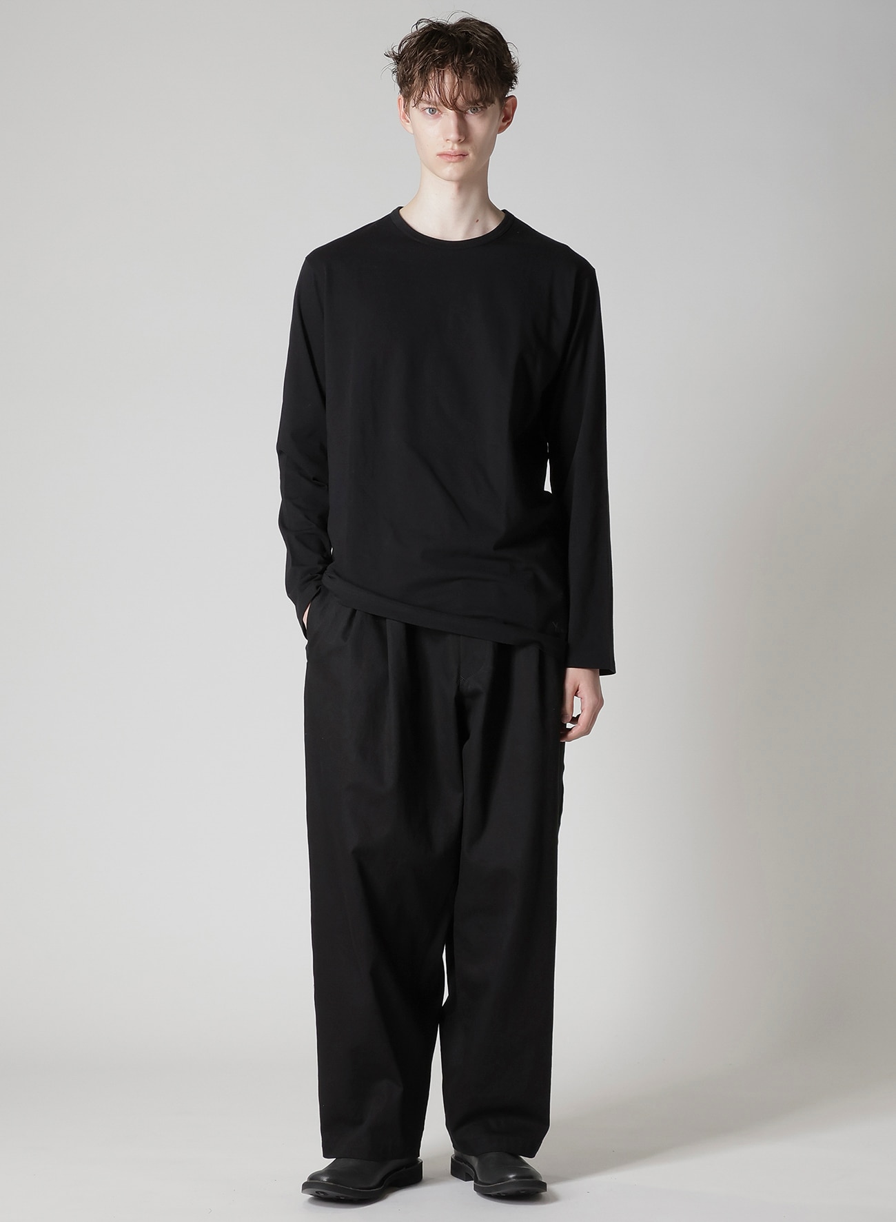 Y's for men LOGO PRINT LONG SLEEVE T-SHIRTS_8