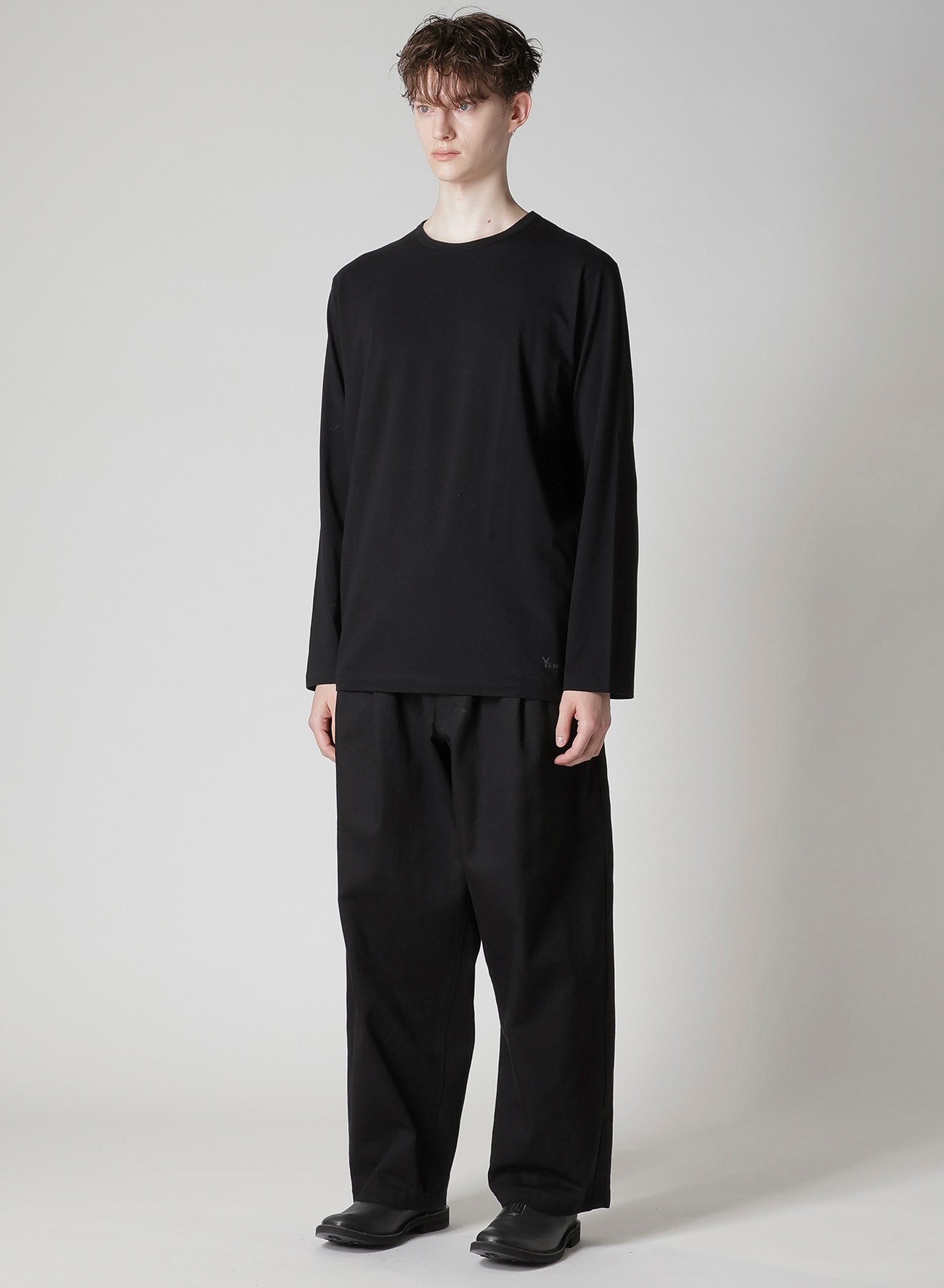 Y's for men LOGO PRINT LONG SLEEVE T-SHIRTS_9