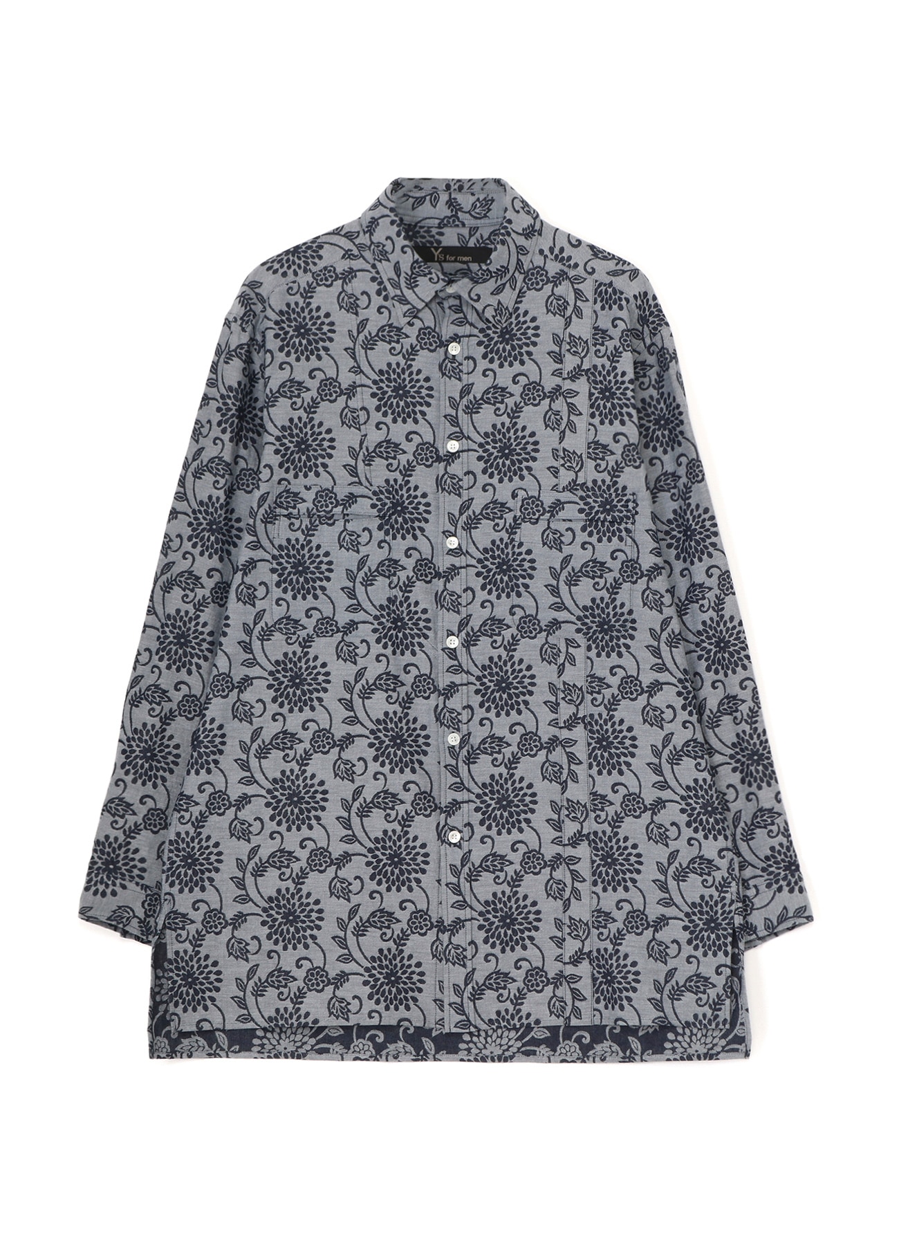 INDIGO JACQUARD SHIRT