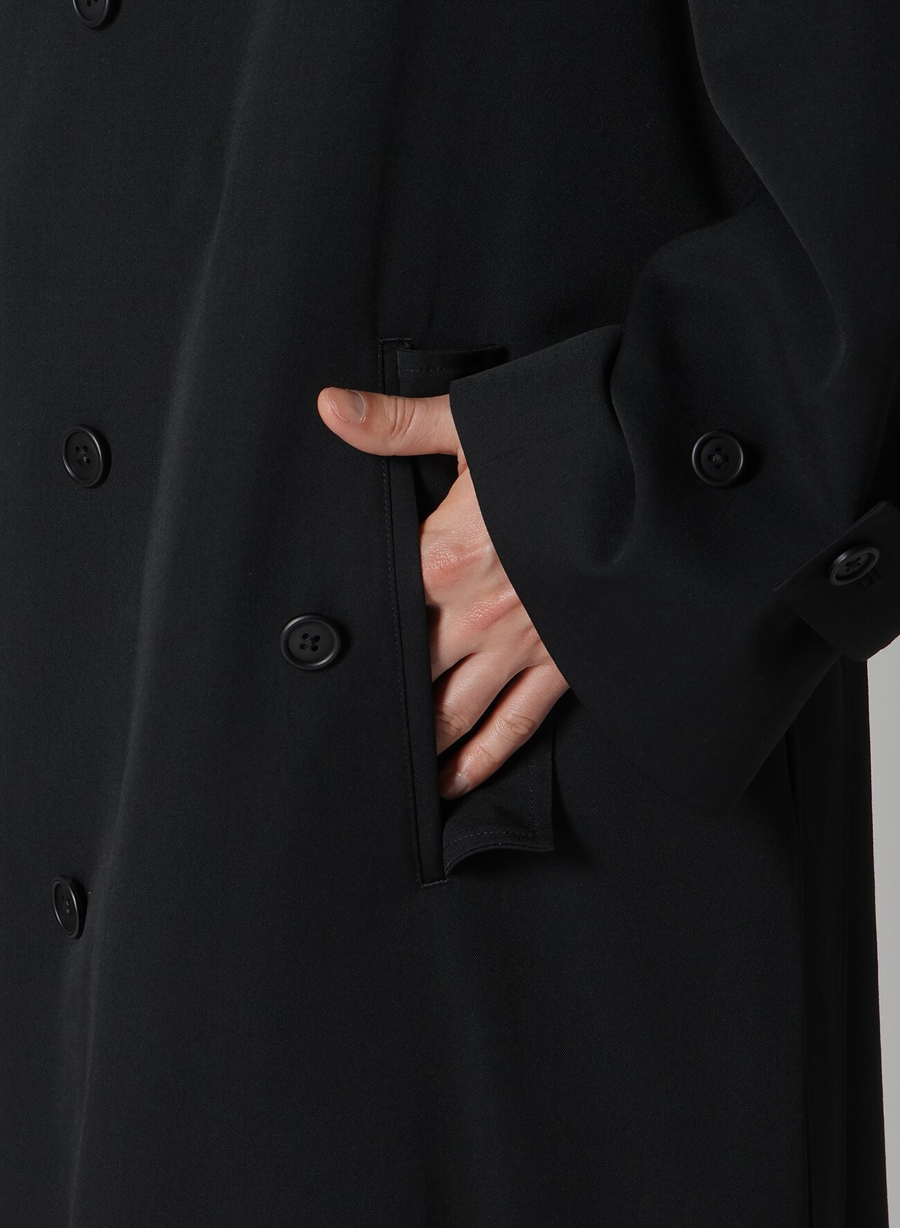 Gabardine Double Belt Trench Coat (BHS23S001) | blurhms