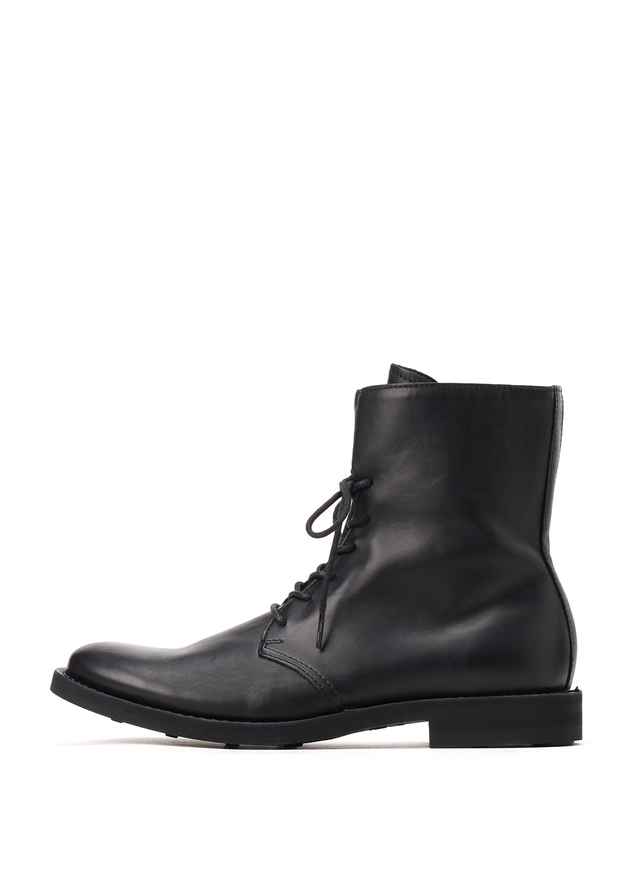 SOFT OIL LEATHER BOOTS WITH LACE UP ZIPPER_2