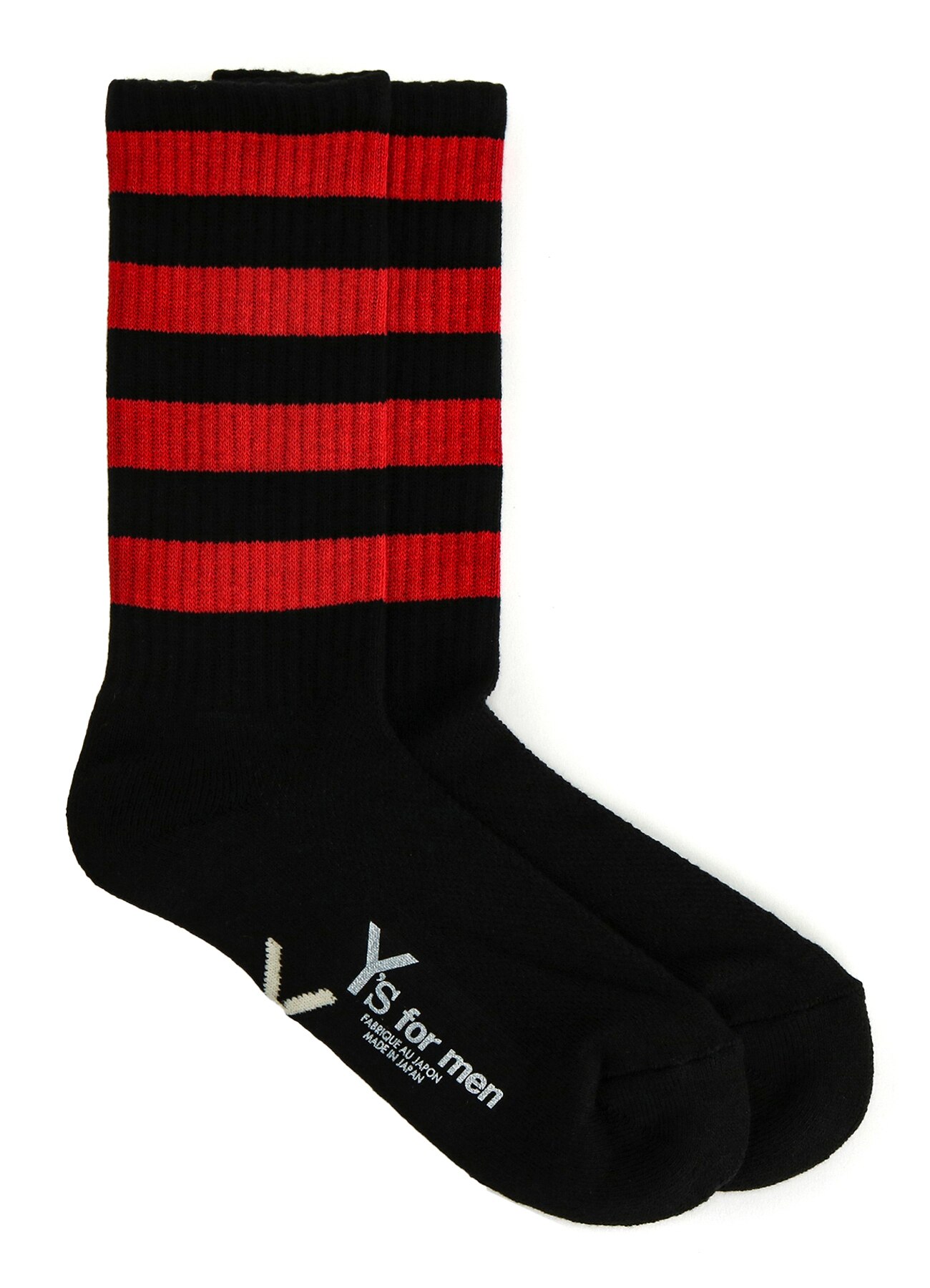 THREAD DYEING PILE BORDER SOCKS_1