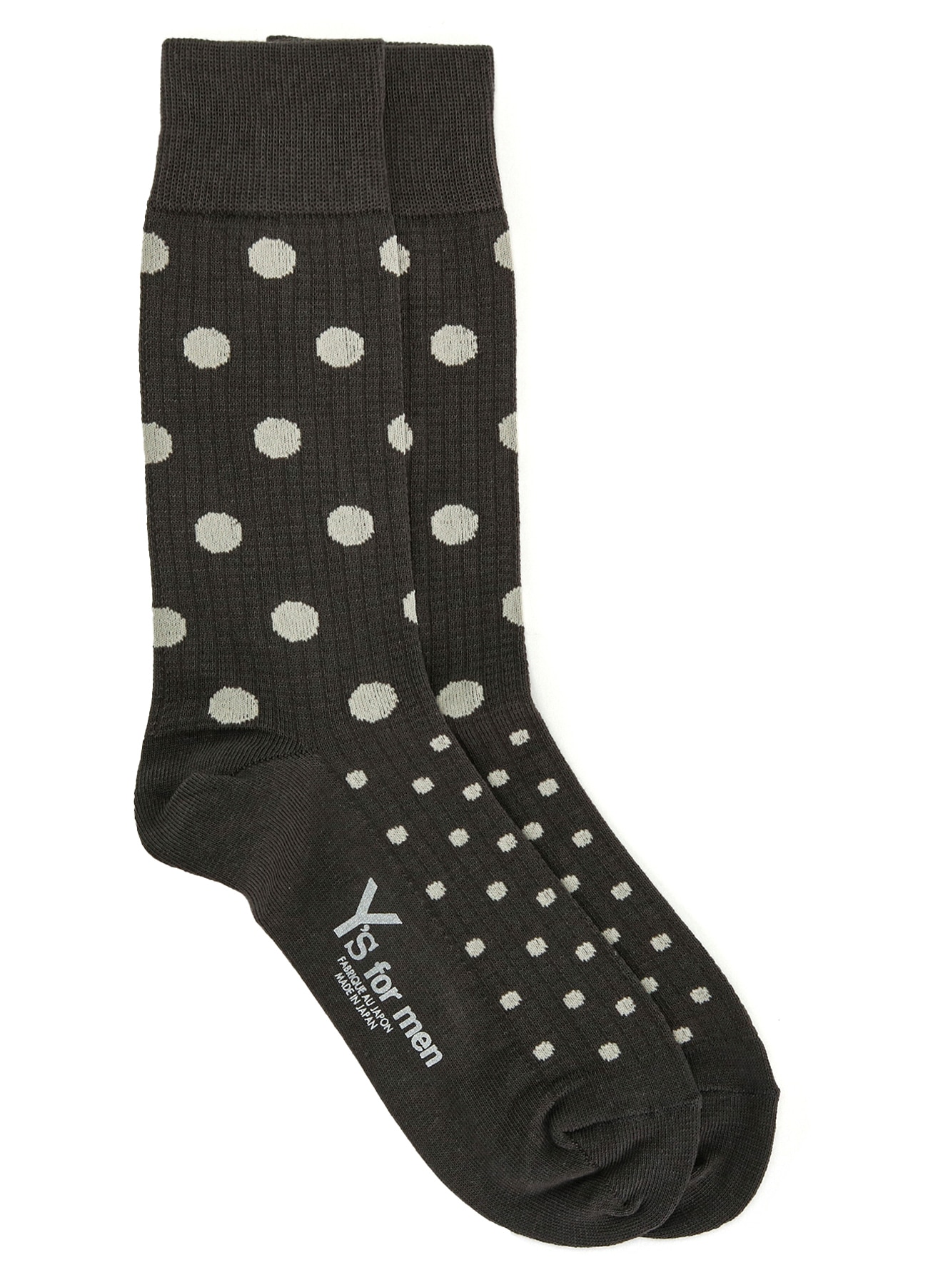 COTTON ACRYLIC NYLON LATTICE DOT SOCKS_1