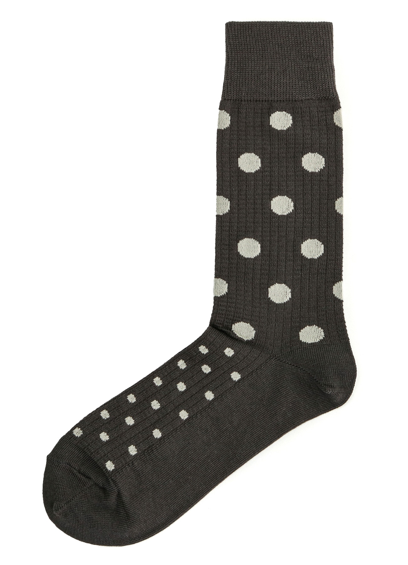 COTTON ACRYLIC NYLON LATTICE DOT SOCKS_2