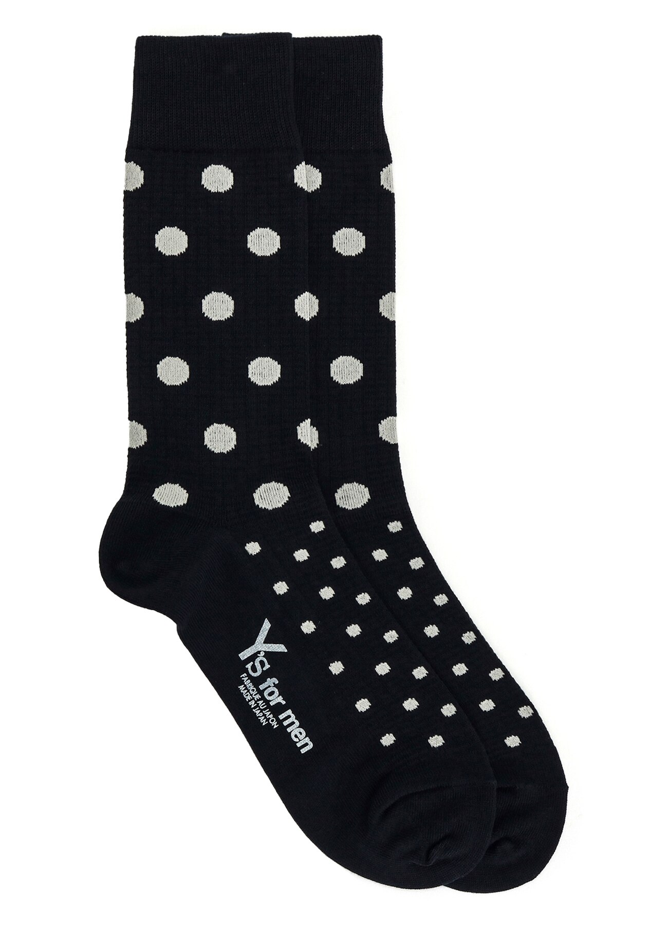 COTTON ACRYLIC NYLON LATTICE DOT SOCKS_1