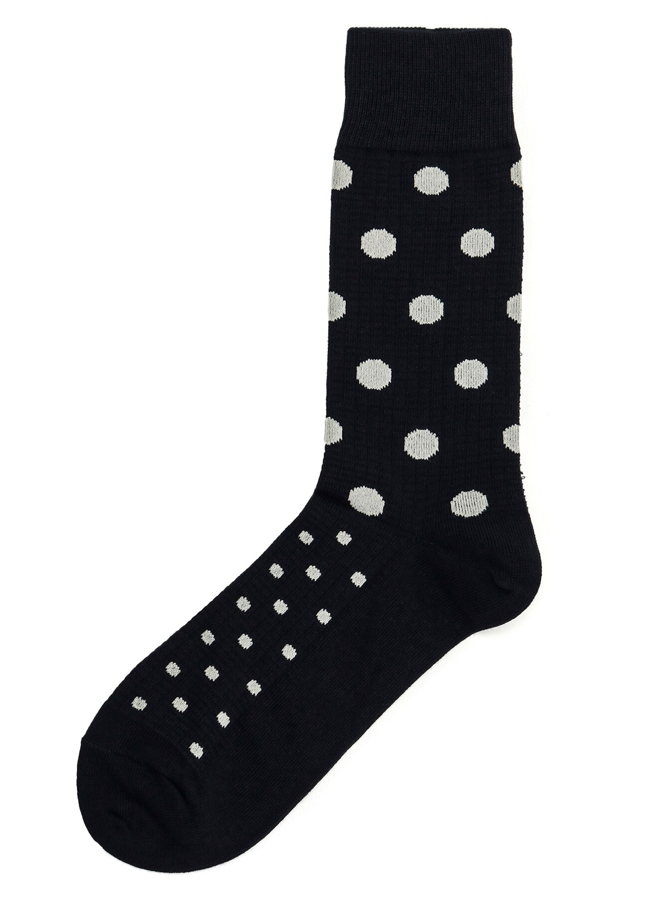 COTTON ACRYLIC NYLON LATTICE DOT SOCKS_2
