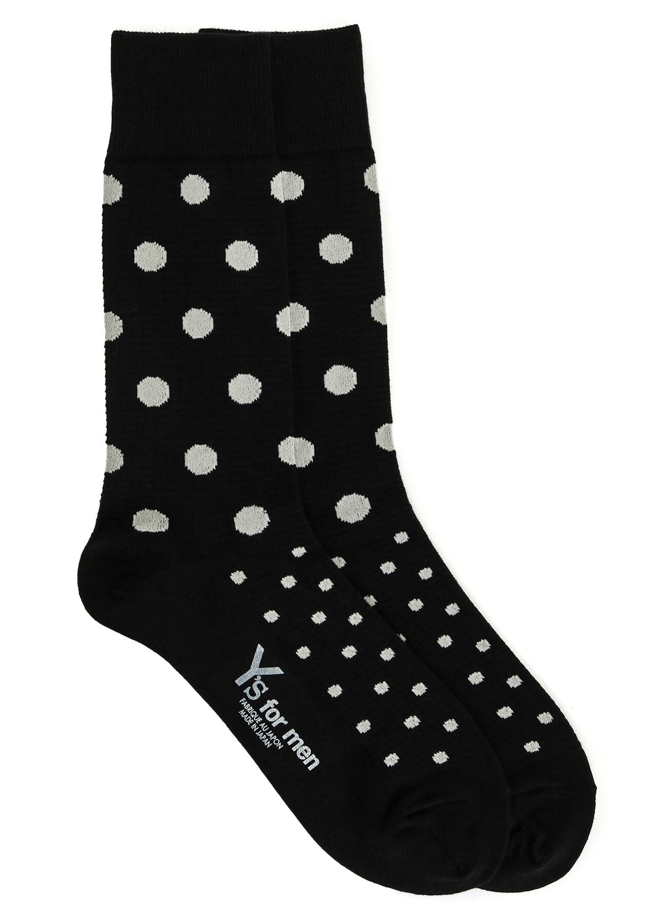 COTTON ACRYLIC NYLON LATTICE DOT SOCKS_1