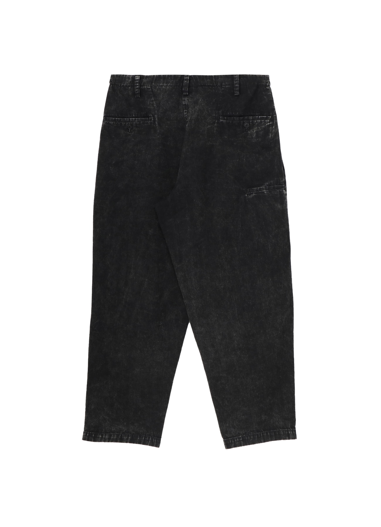 BLEACHING DENIM PANTS WITH SIDE TUCK_2