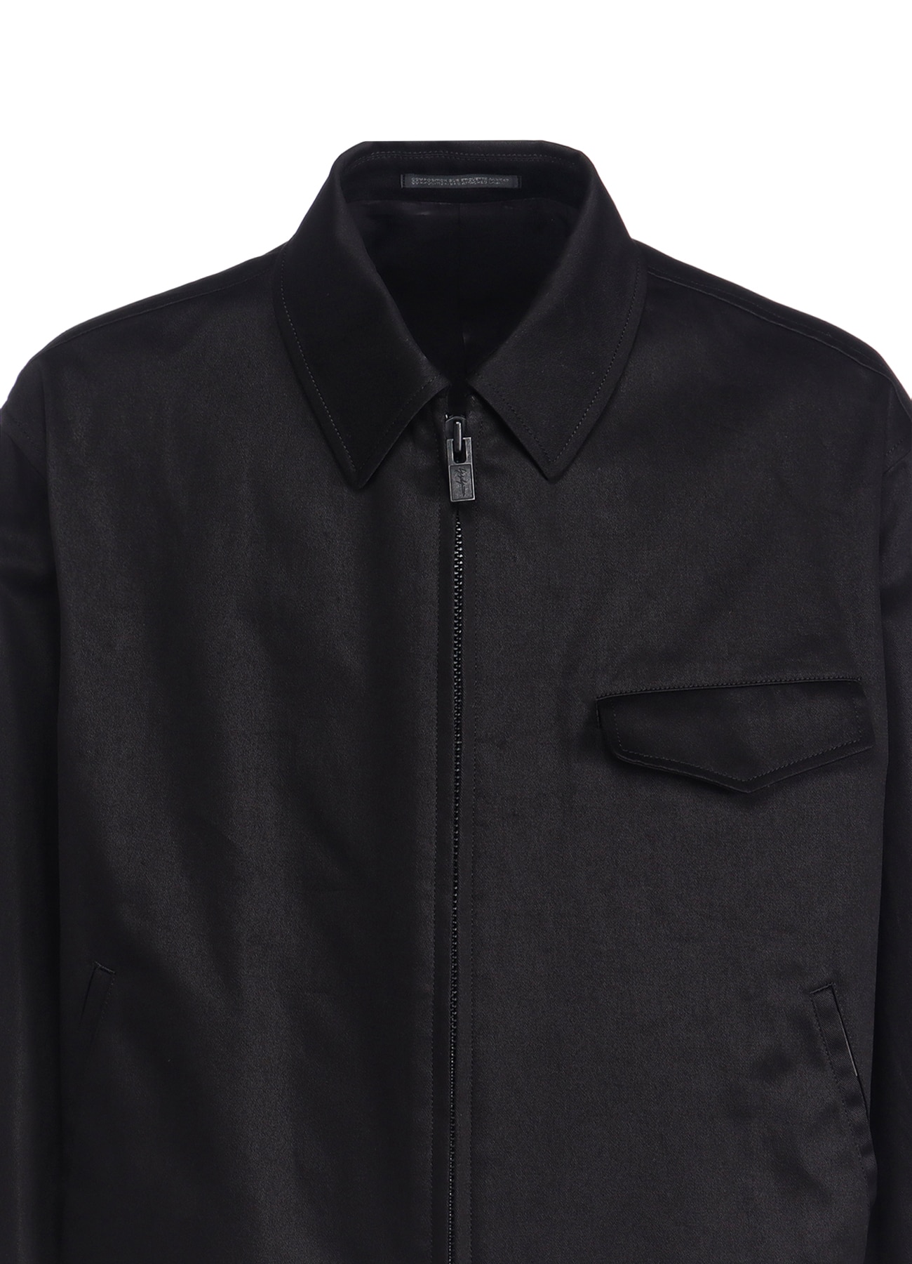 FLAP POCKET BLOUSON WITH PIECE NAME_4