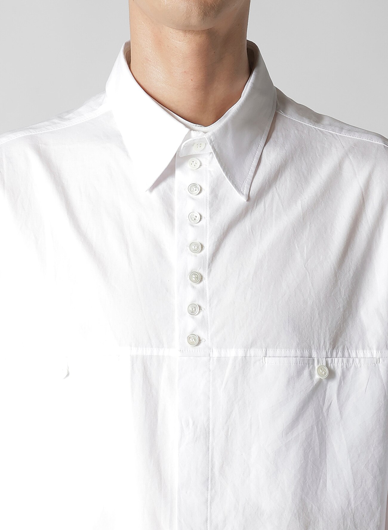 100/2 BROAD BUTTON SHIRT WITH SPARE COLLAR_5