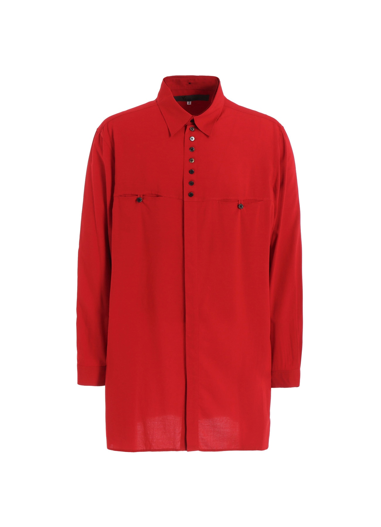 RAYON LAWN BUTTON SHIRT WITH SPARE COLLAR