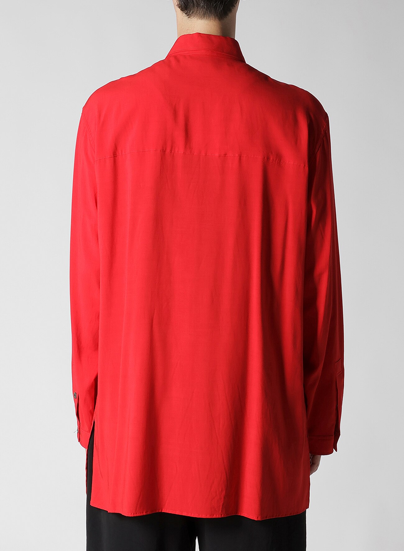 RAYON LAWN BUTTON SHIRT WITH SPARE COLLAR_2