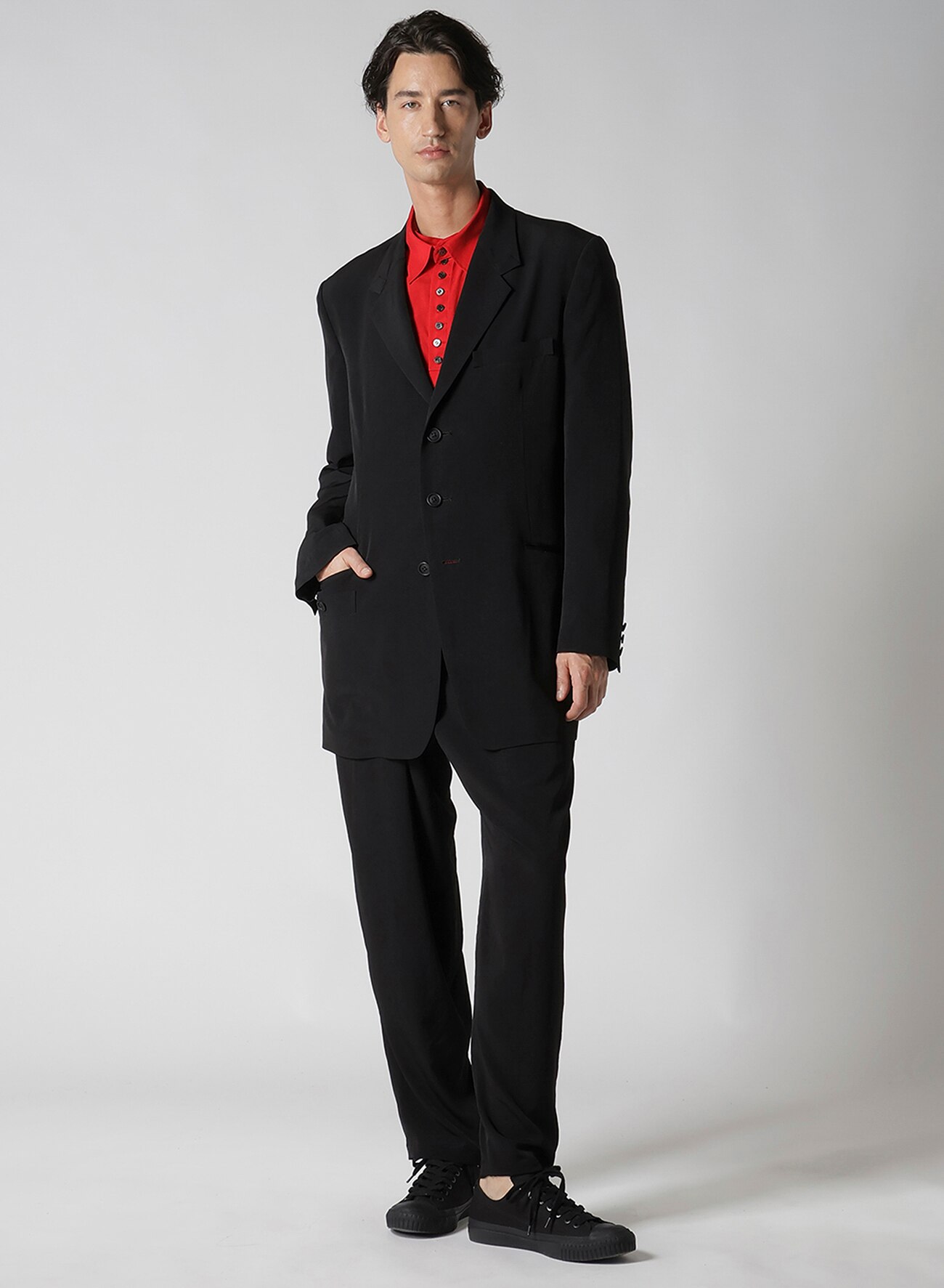 RAYON LAWN BUTTON SHIRT WITH SPARE COLLAR_9