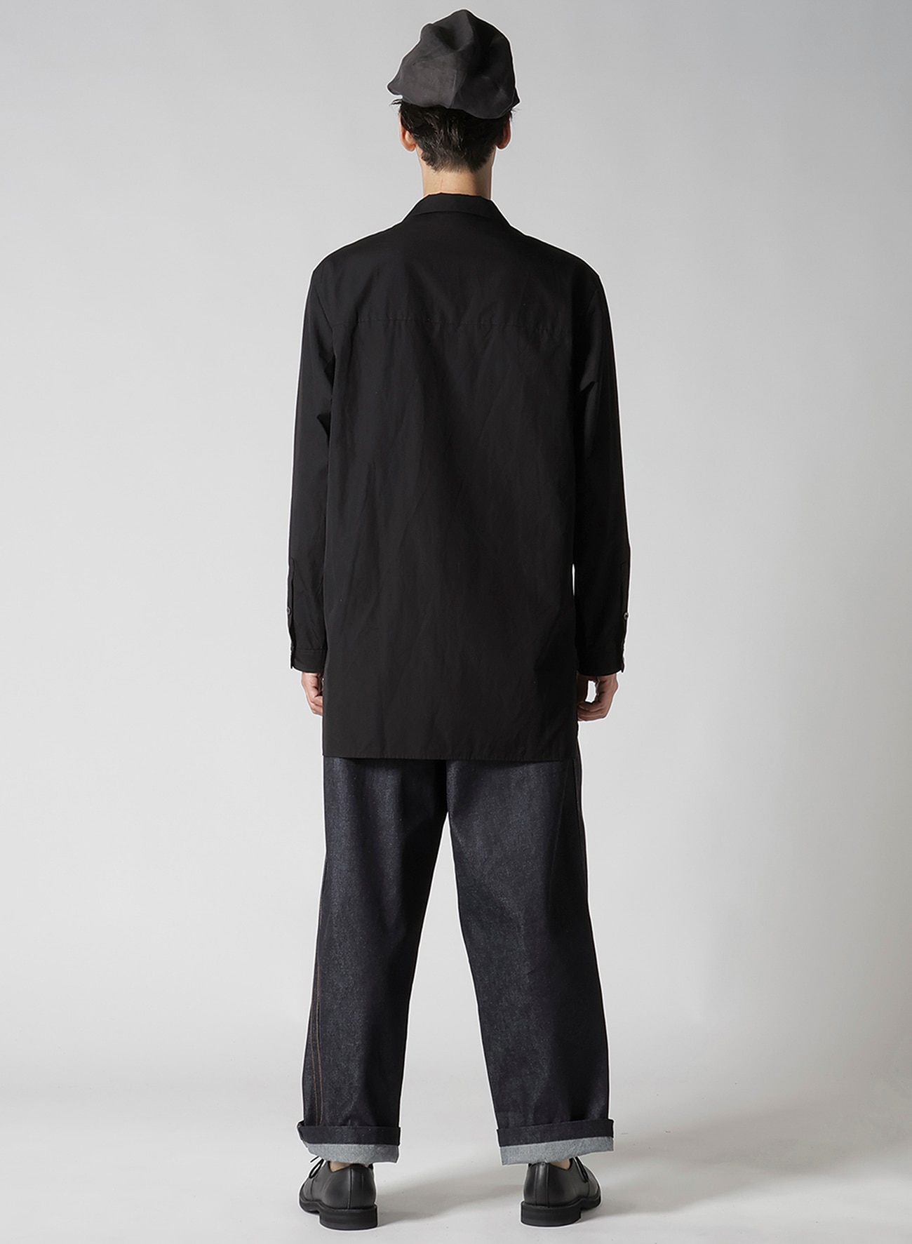 100/2 BROAD SHIRT WITH OPEN COLLAR_11