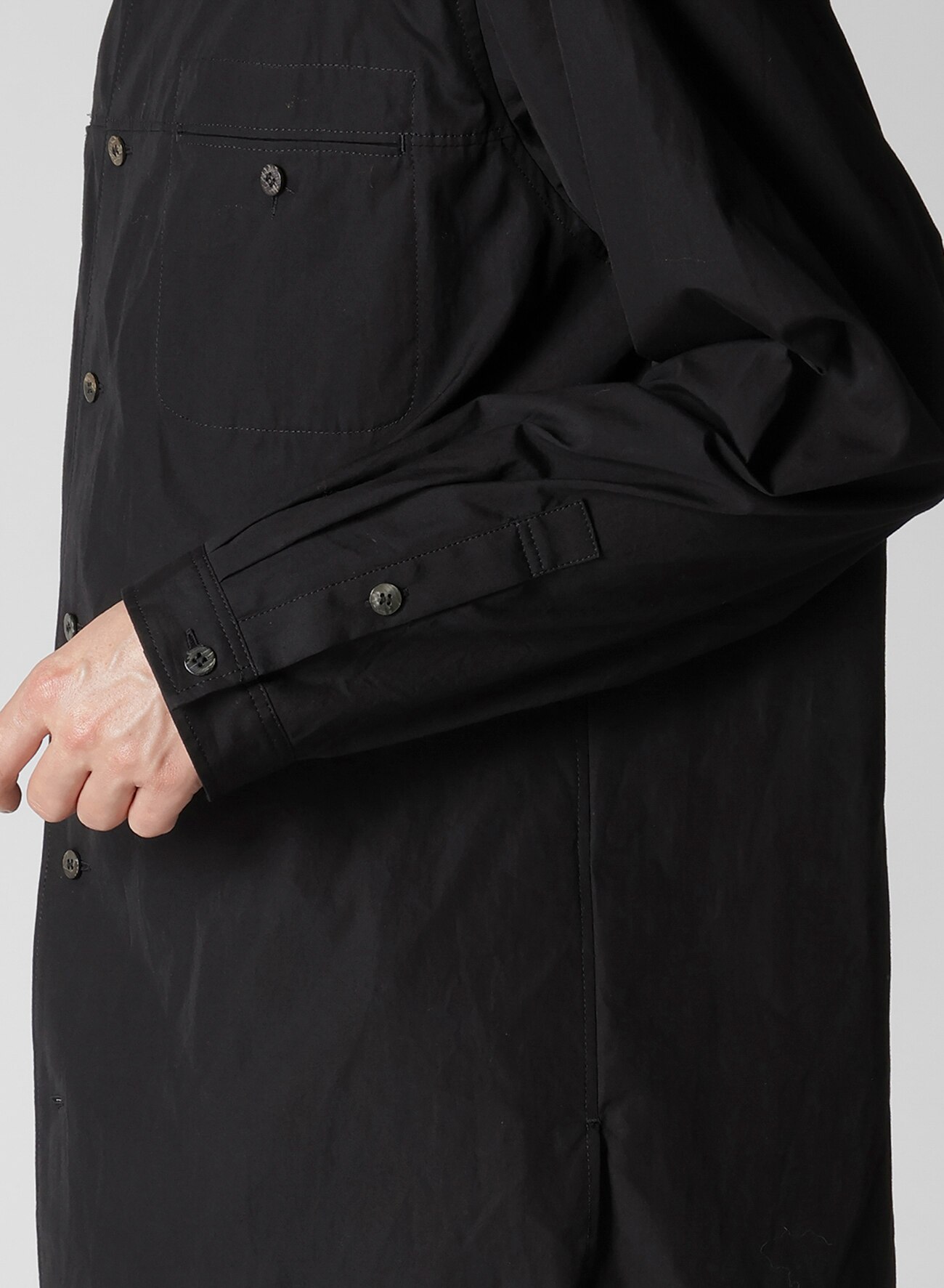 100/2 BROAD SHIRT WITH OPEN COLLAR_5