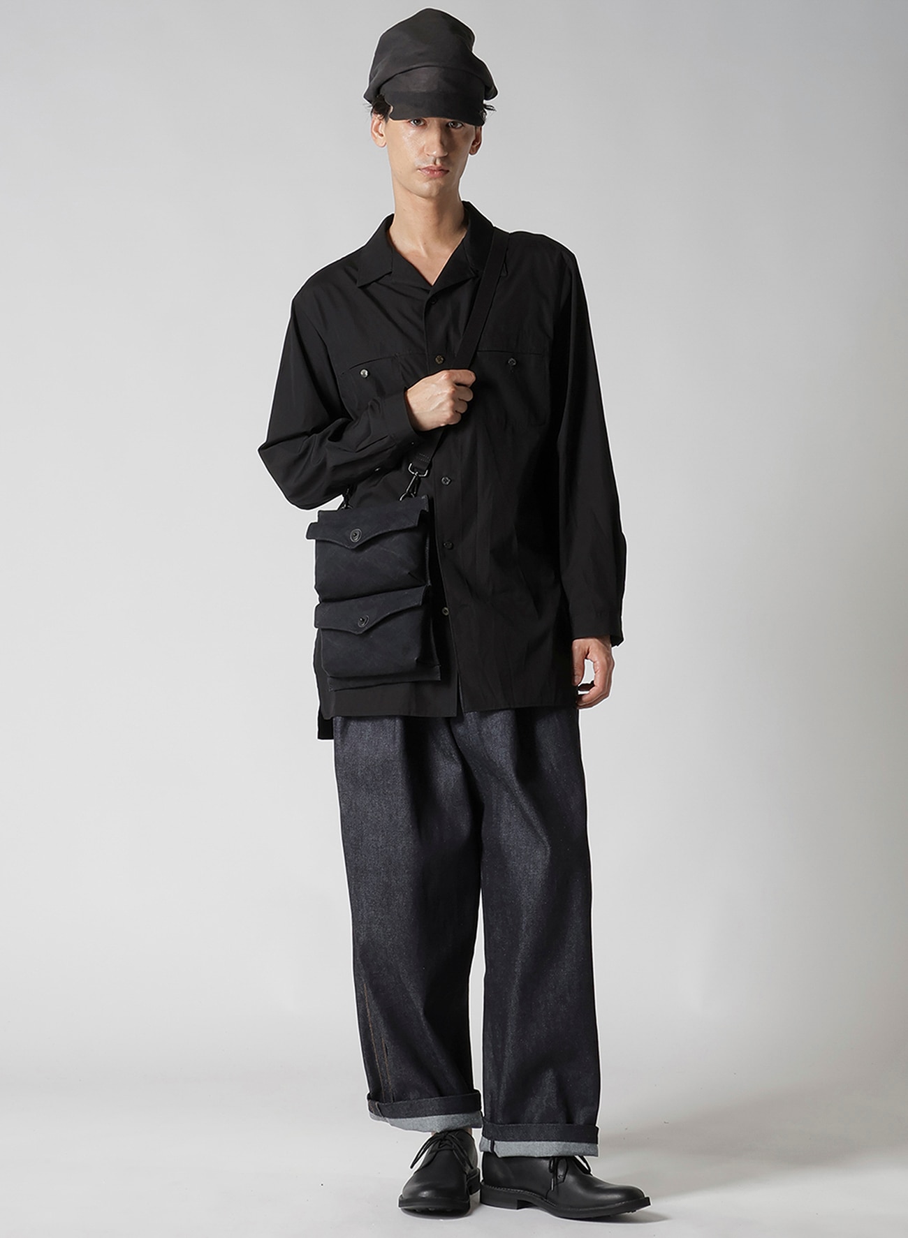 100/2 BROAD SHIRT WITH OPEN COLLAR_8