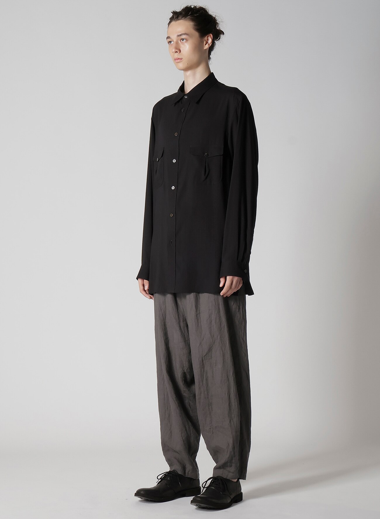 January 11, 10:00(JST) Release] CELLULOSE LAWN SHIRT WITH OUT POCKET_7