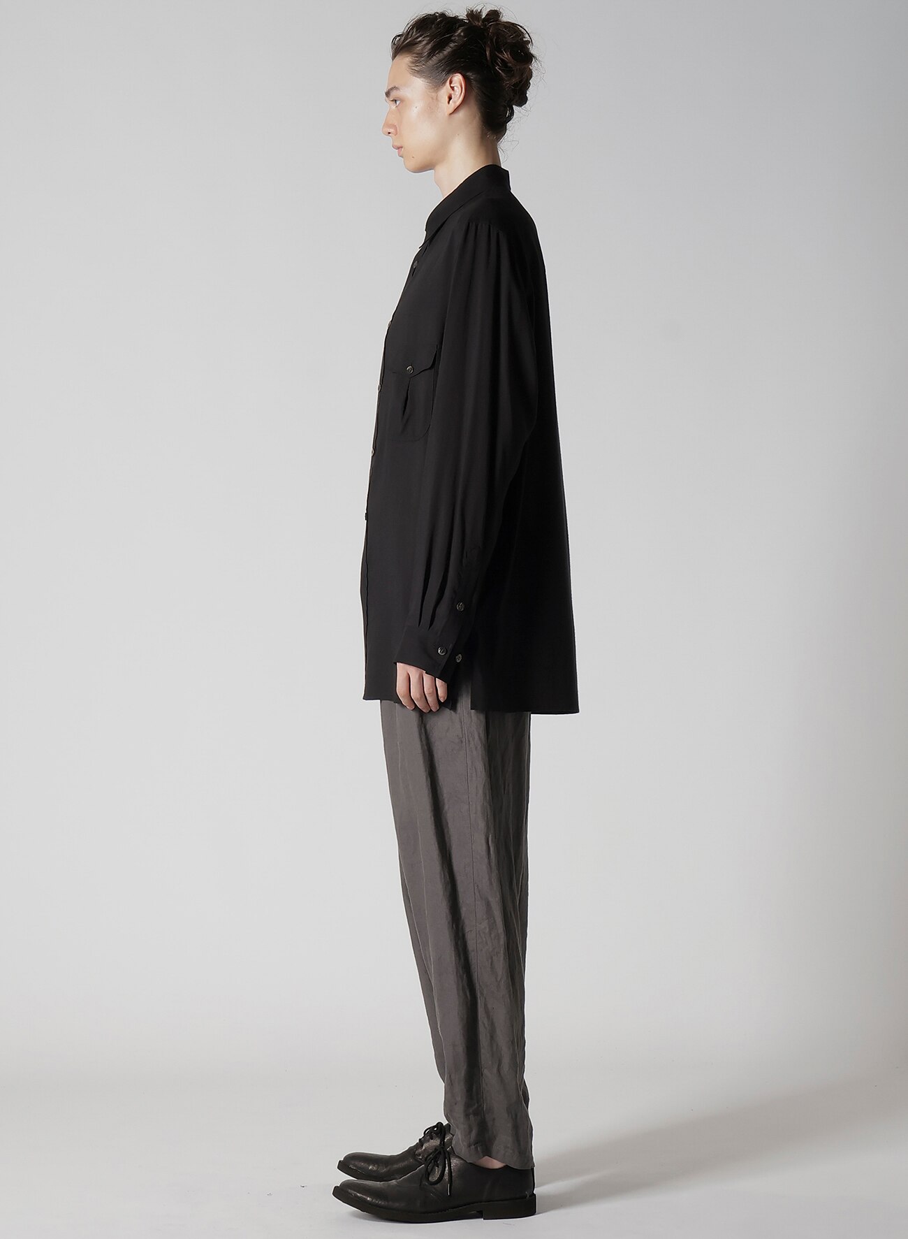 January 11, 10:00(JST) Release】CELLULOSE LAWN SHIRT WITH OUT POCKET_8