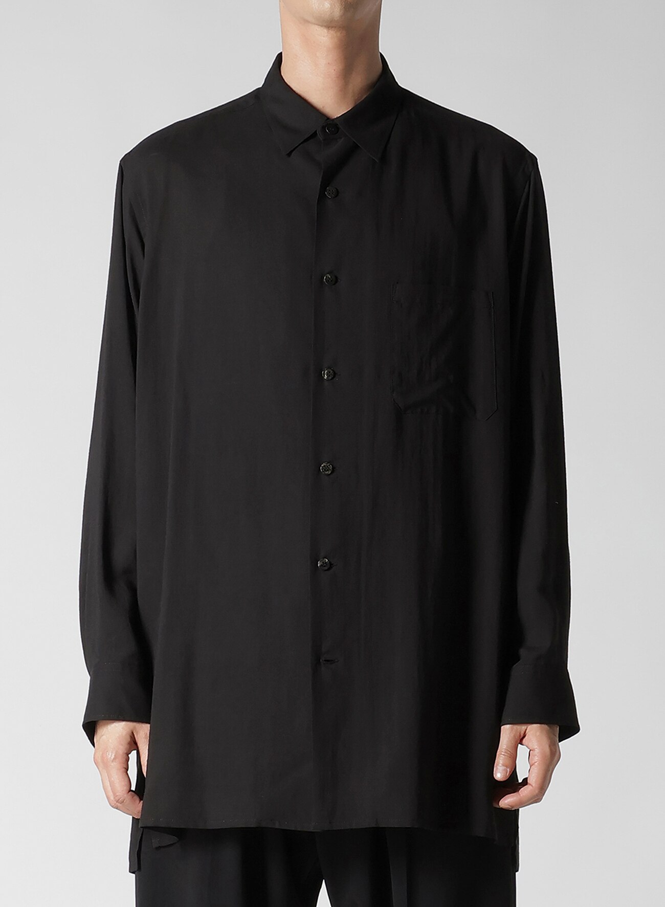 CELLULOSE LAWN BASIG SHIRT_1