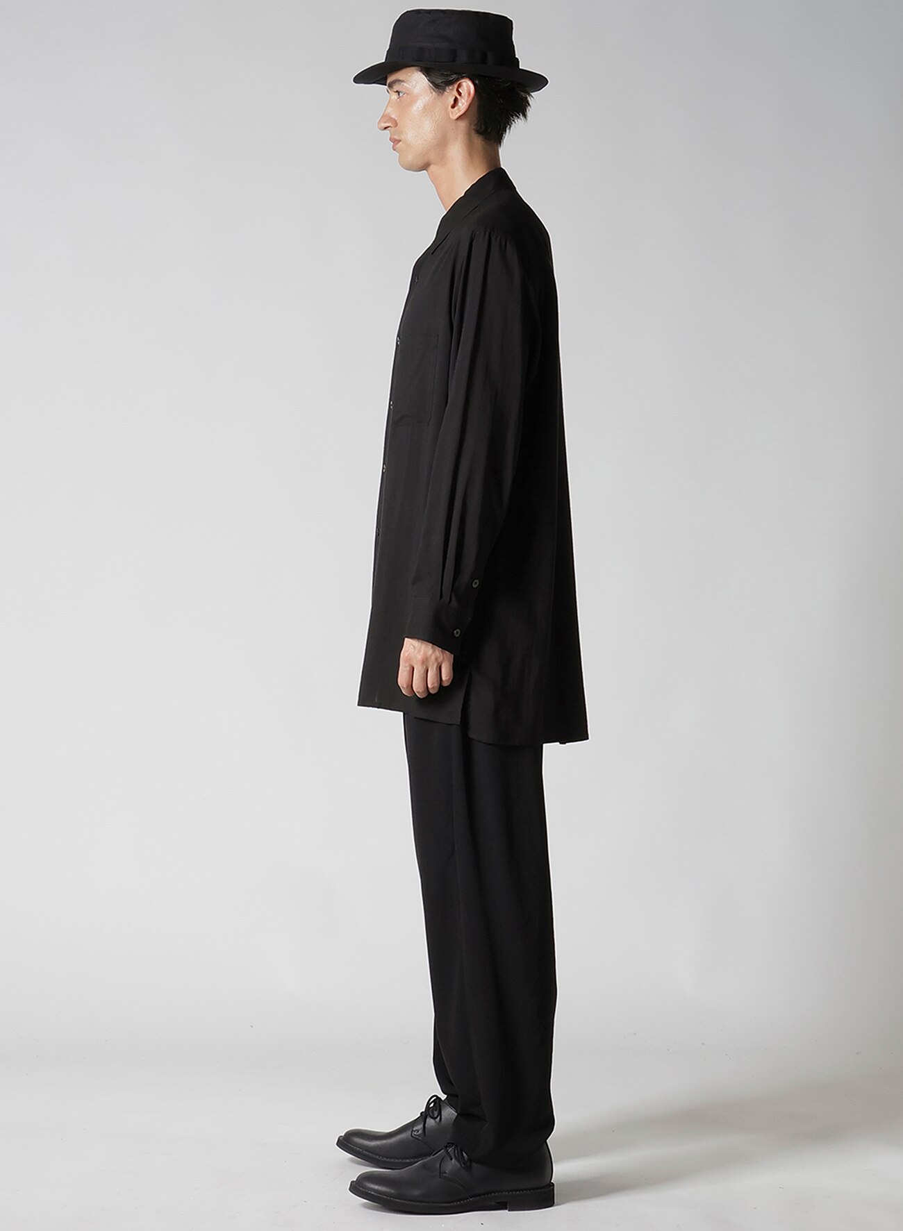 CELLULOSE LAWN BASIG SHIRT_10