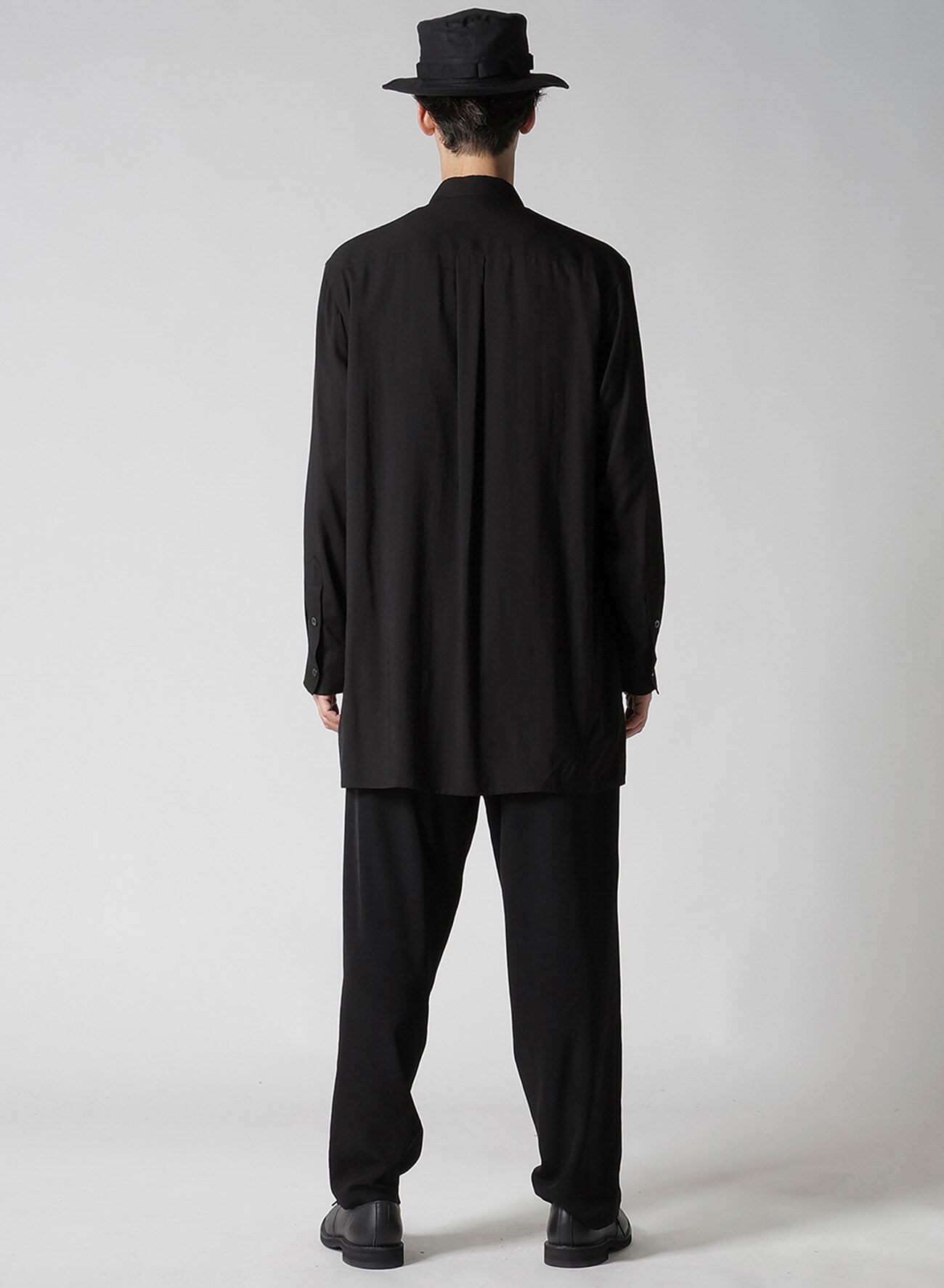 CELLULOSE LAWN BASIG SHIRT_11