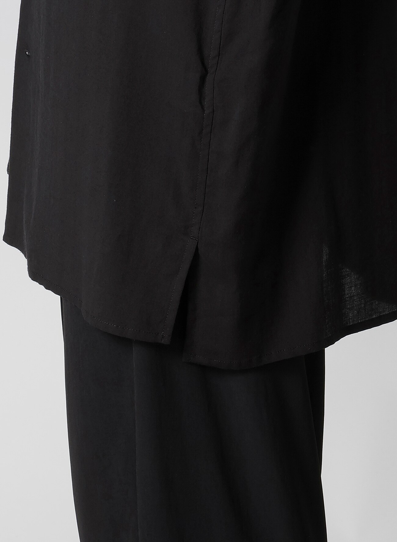 CELLULOSE LAWN BASIG SHIRT_7