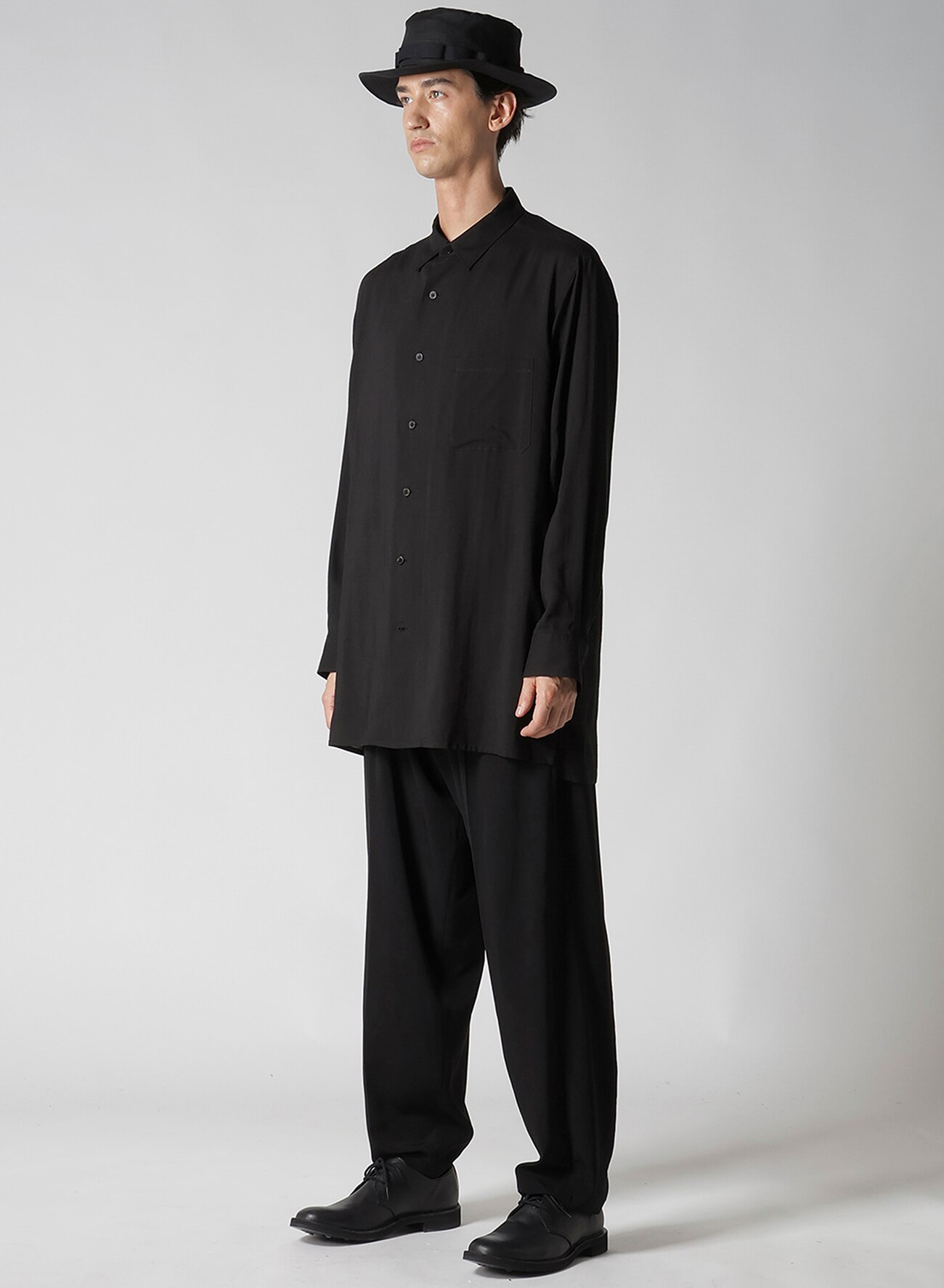 CELLULOSE LAWN BASIG SHIRT_9