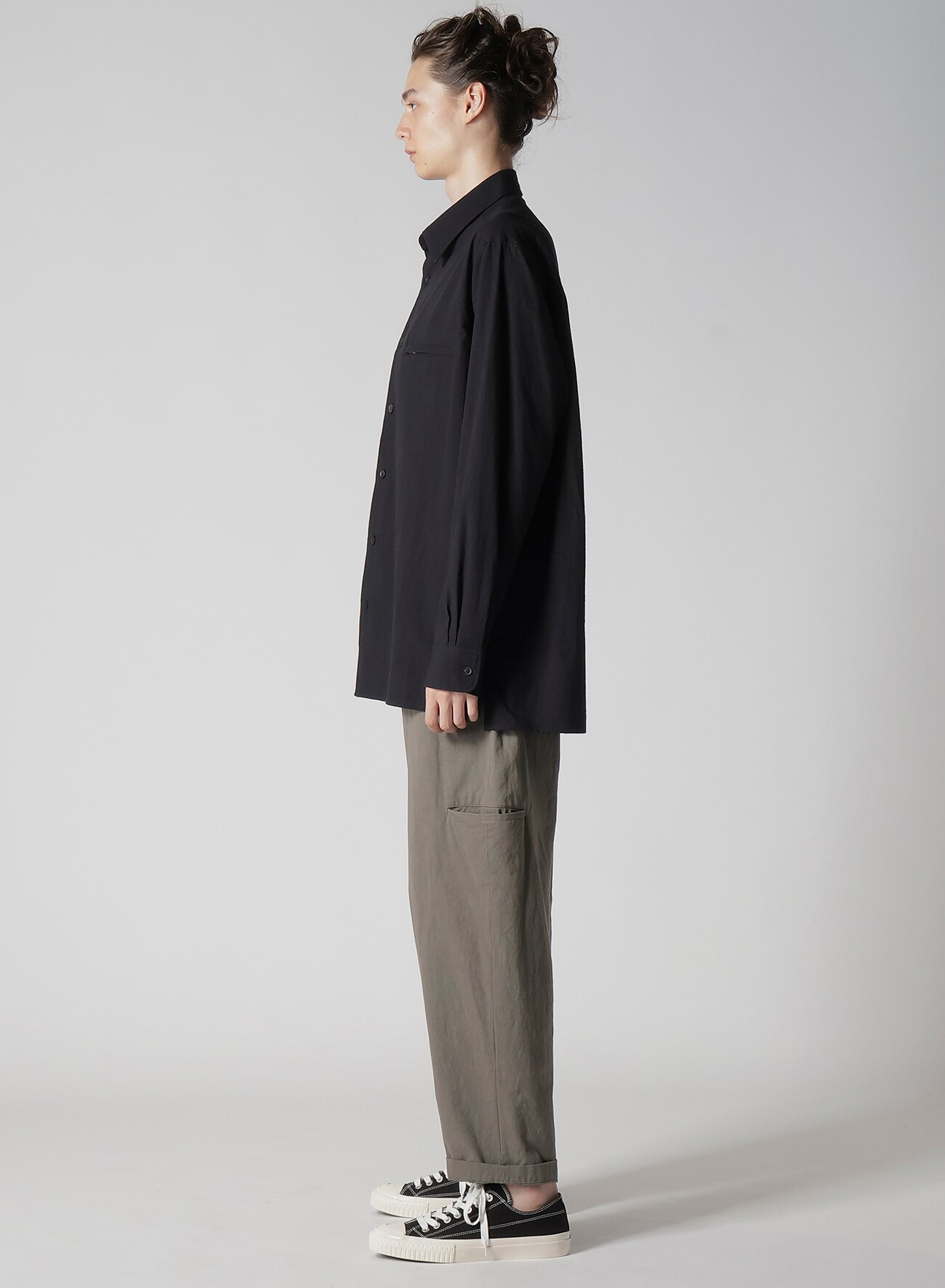 COTTON HEMP BROAD SHIRT WITH ZIP POCKET_11