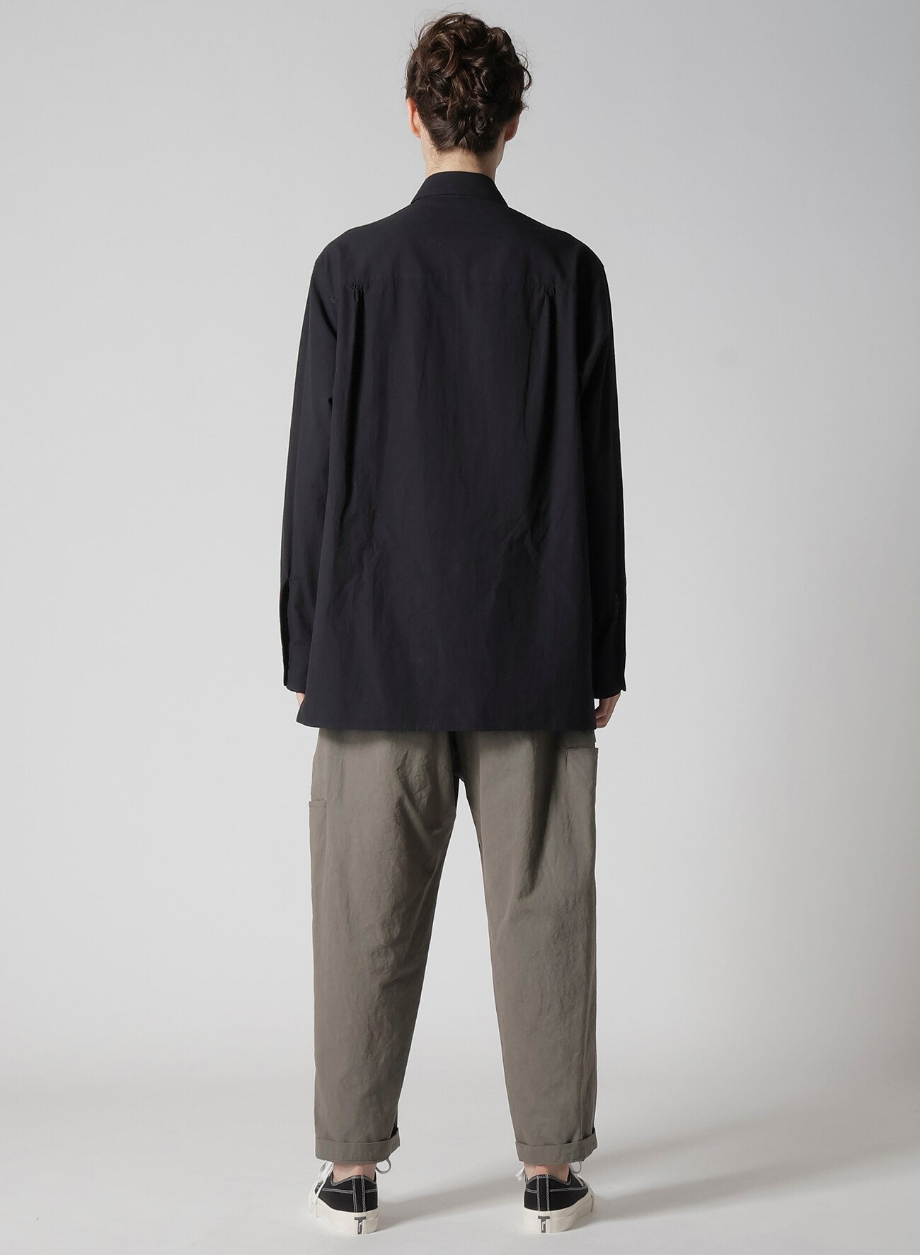 COTTON HEMP BROAD SHIRT WITH ZIP POCKET_12