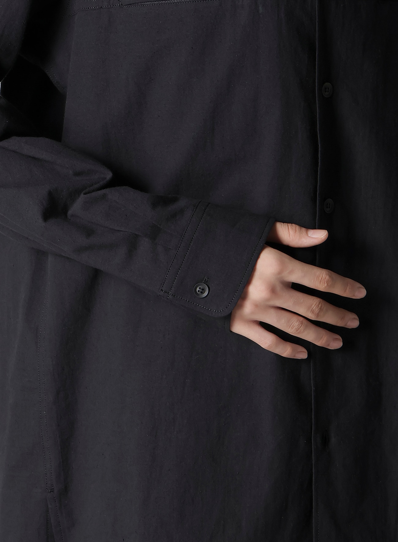 トップス kemalp 楽天市場】GOHEMP ゴーヘンプ GHS3134SKL PLEATS WORK SHIRTS