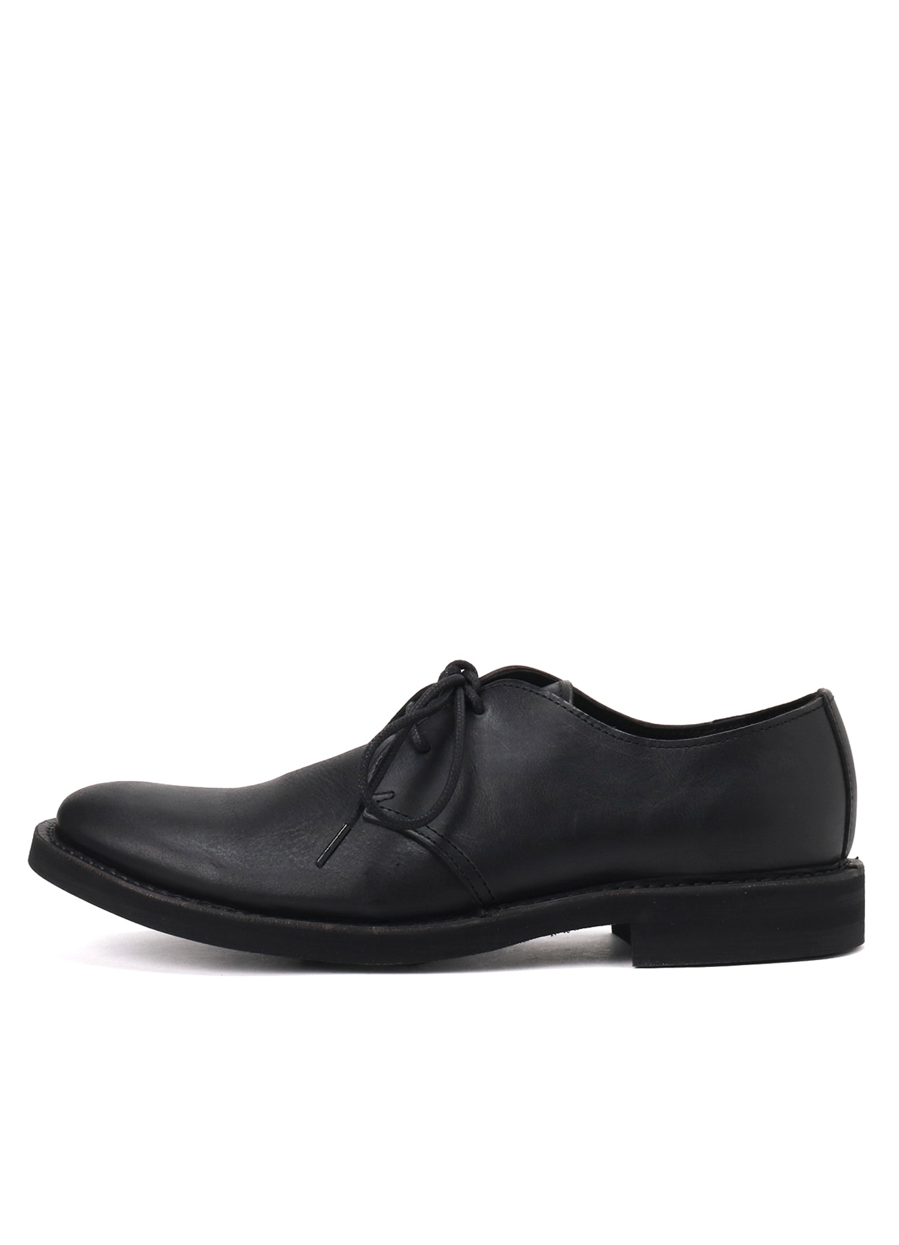 OIL WAX LEATHER PLAIN TOE SHOES_5