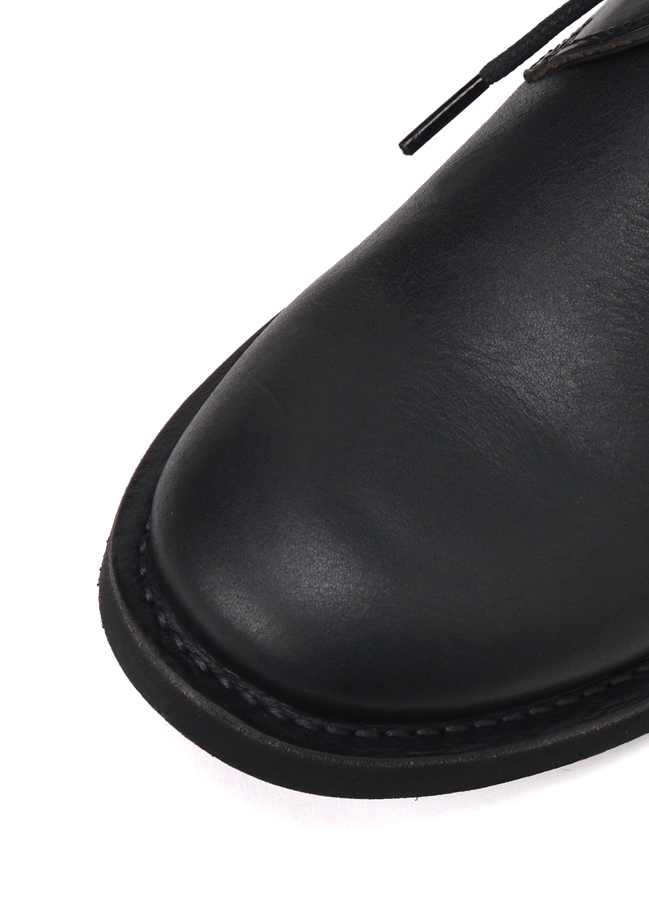 OIL WAX LEATHER PLAIN TOE SHOES_8