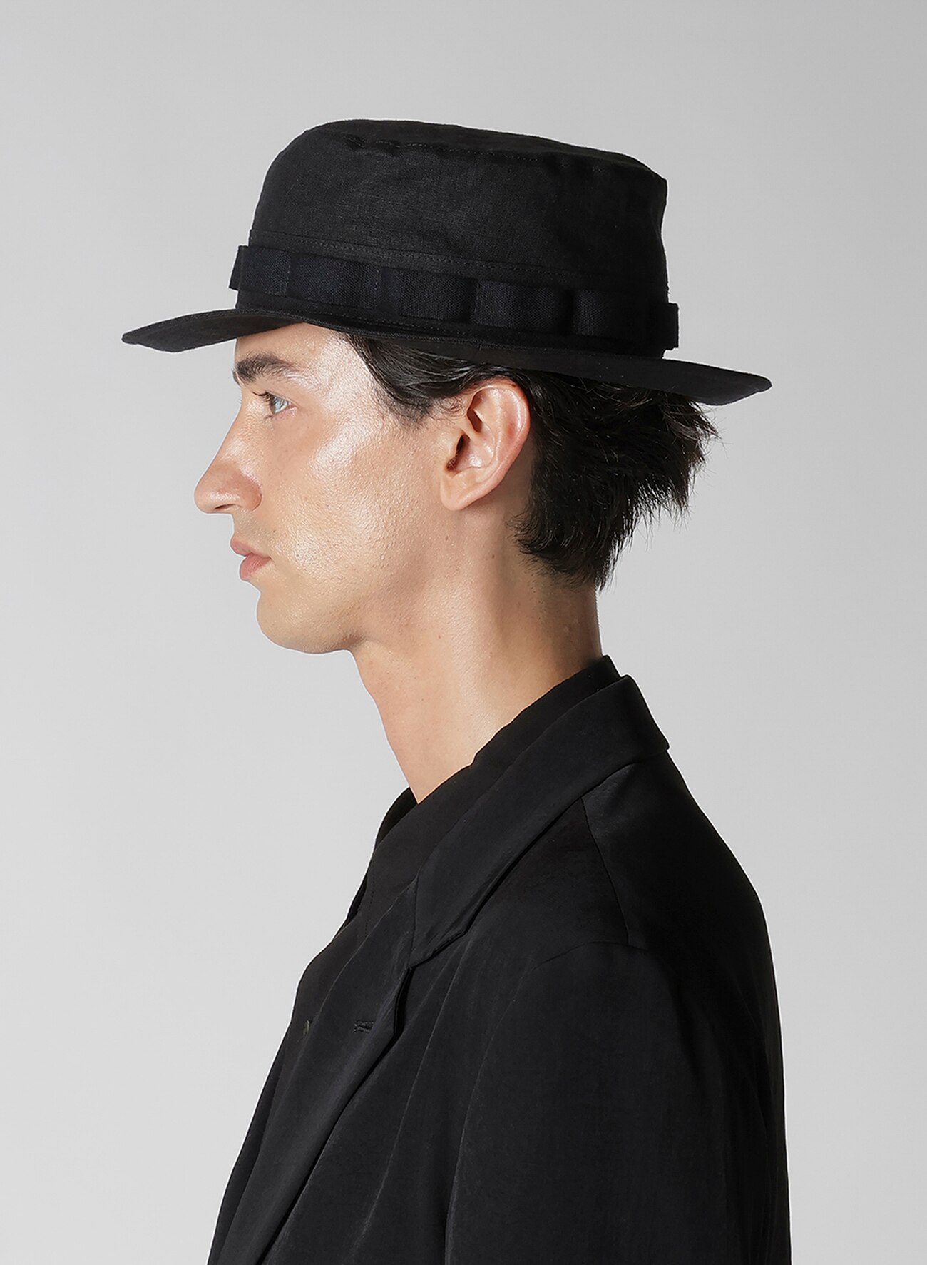 LINEN CLOTH SAFARI HAT_9