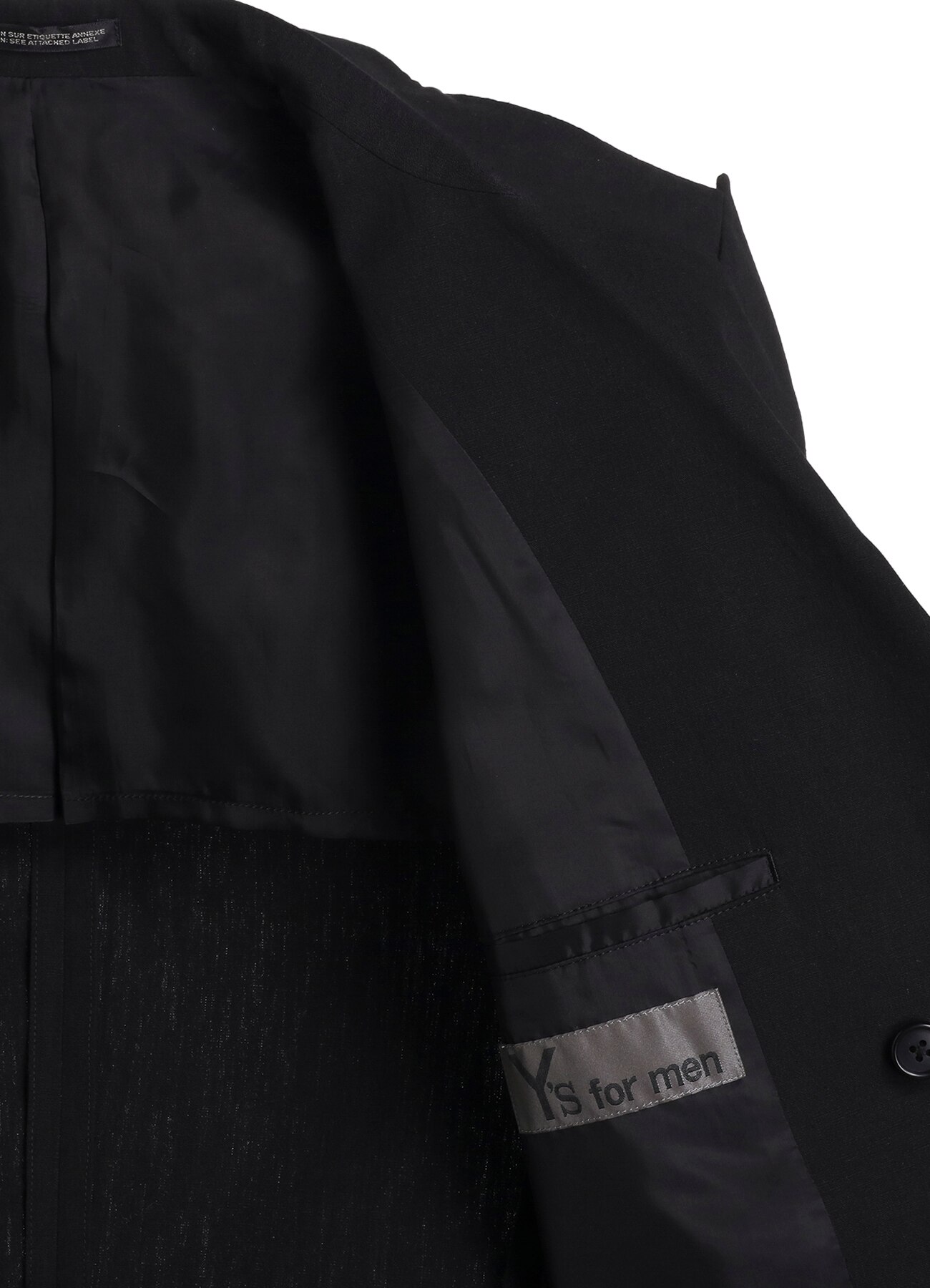 DOUBLE JACKET WITH COTTON LINEN UNEVEN YARN CANVAS_3