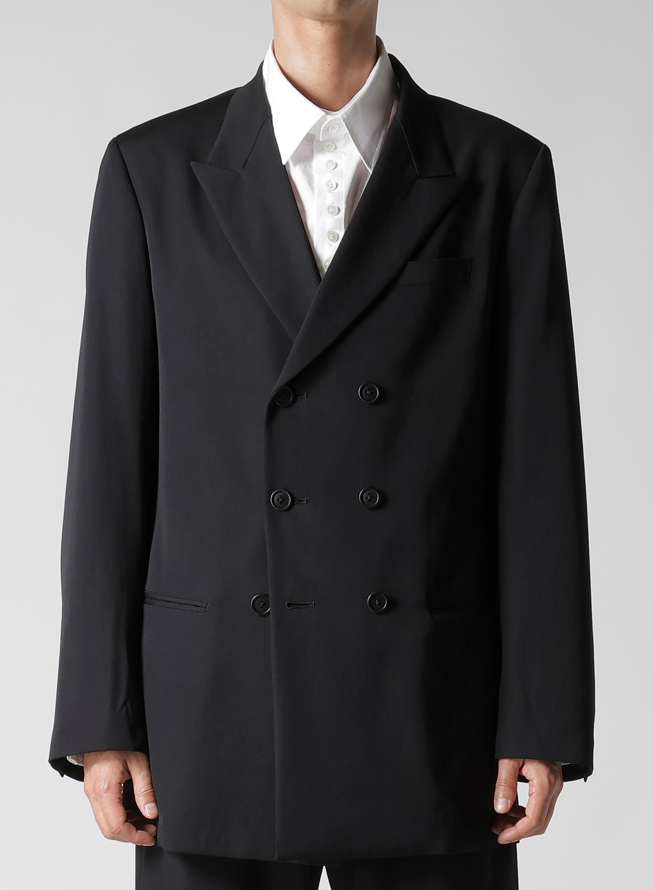 WOOL GABARDINE DOUBLE JACKET_1