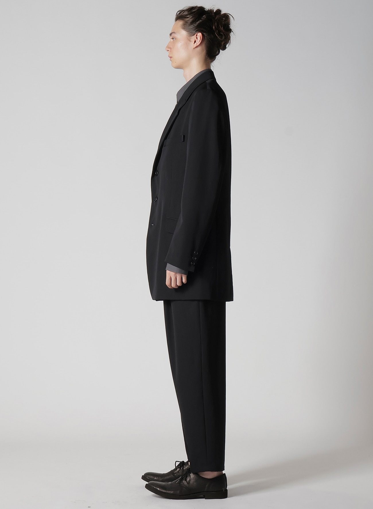 WOOL GABARDINE TURN BACK COLLAR JACKET_9
