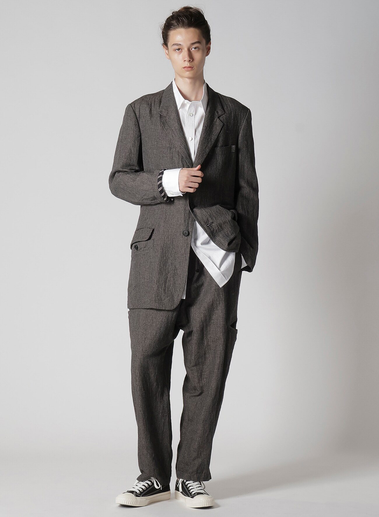 HEATHER KHADI JACKET WITH TURN BACK COLLAR_10