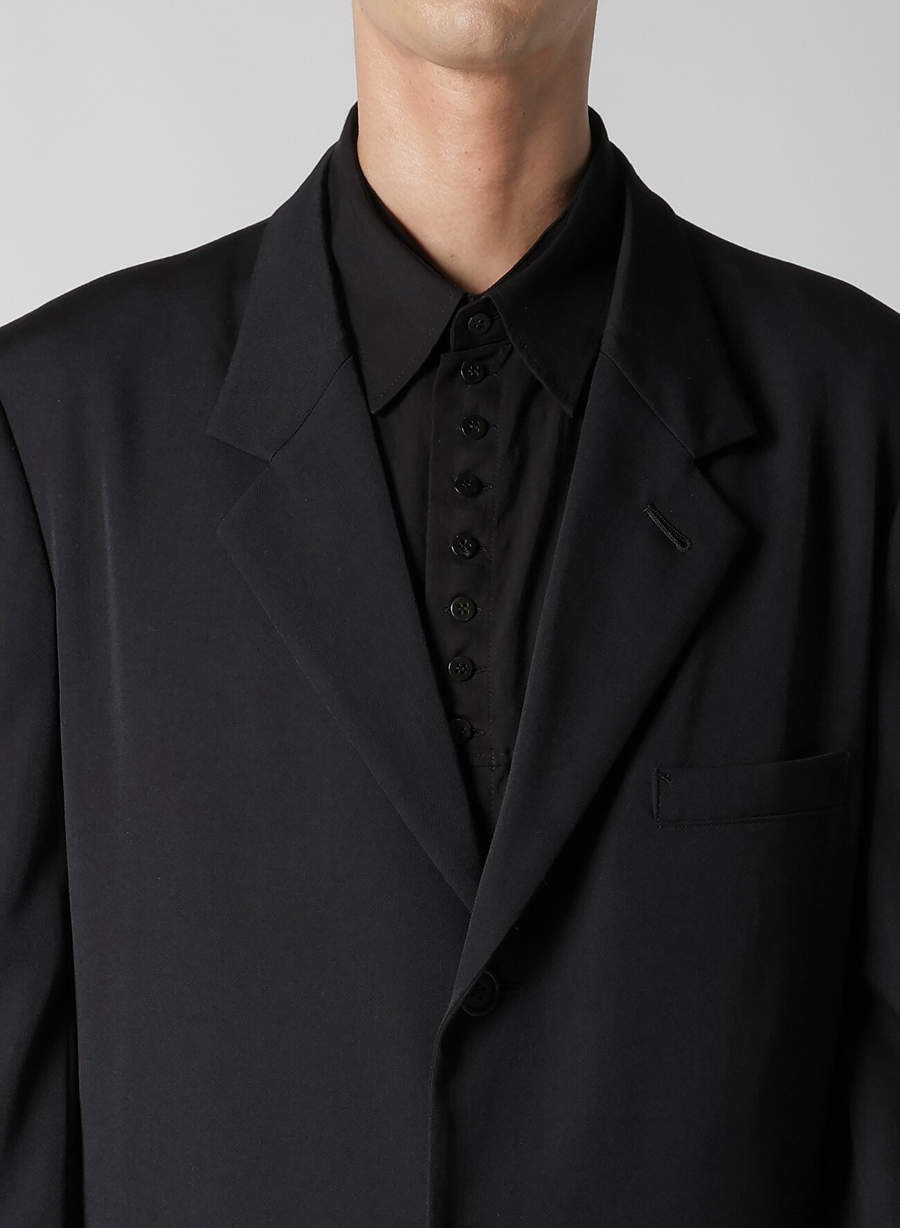 WOOL GABARDINE RIGHT CHANGE POCKET JACKET_4