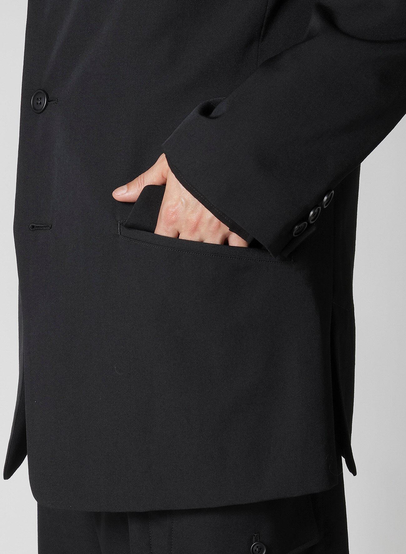 WOOL GABARDINE RIGHT CHANGE POCKET JACKET_6